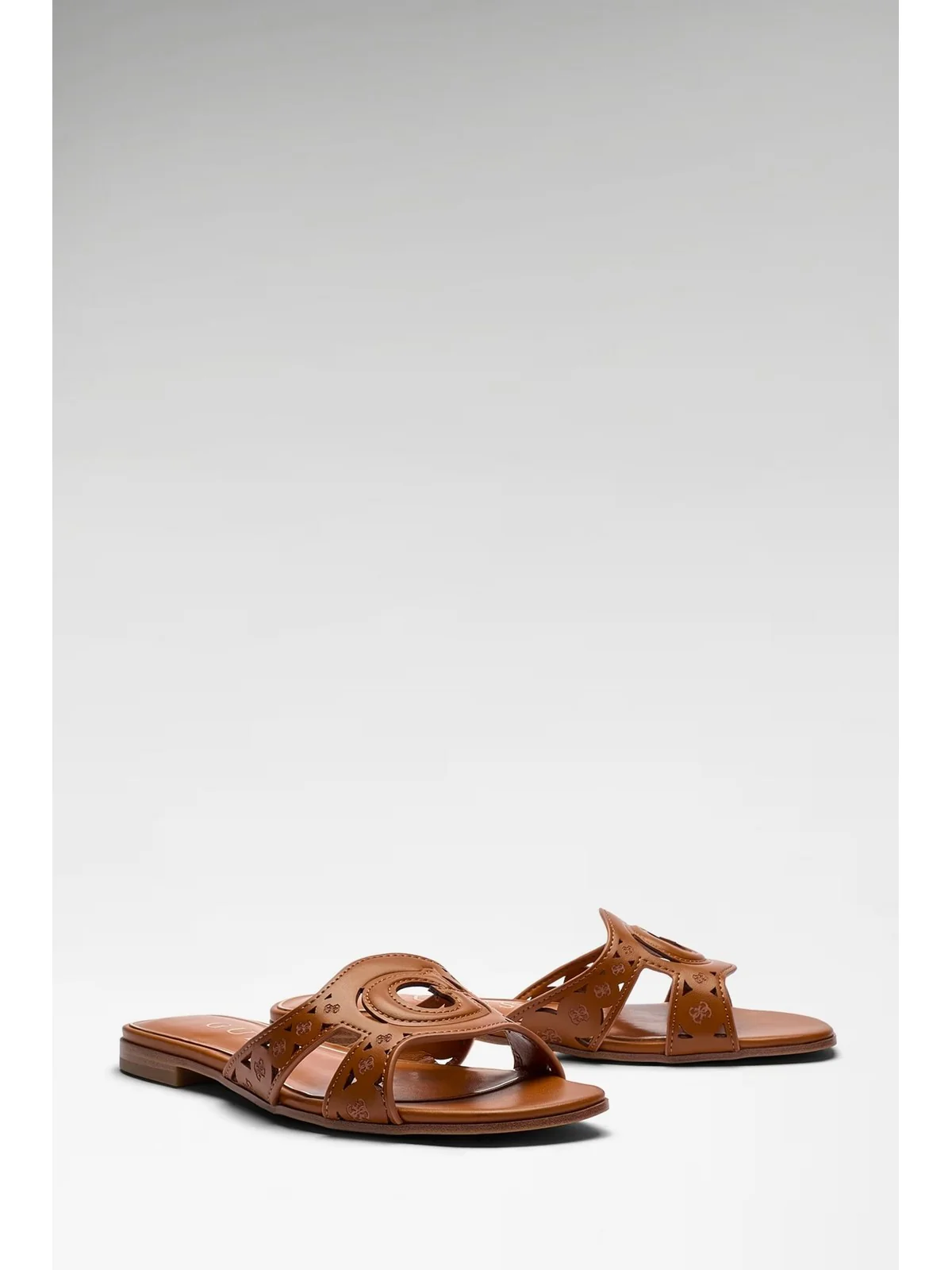 GUESS Sandalo Donna CIESTA2 FLJCS2 LEA03 BROWN BROWN - Image 2