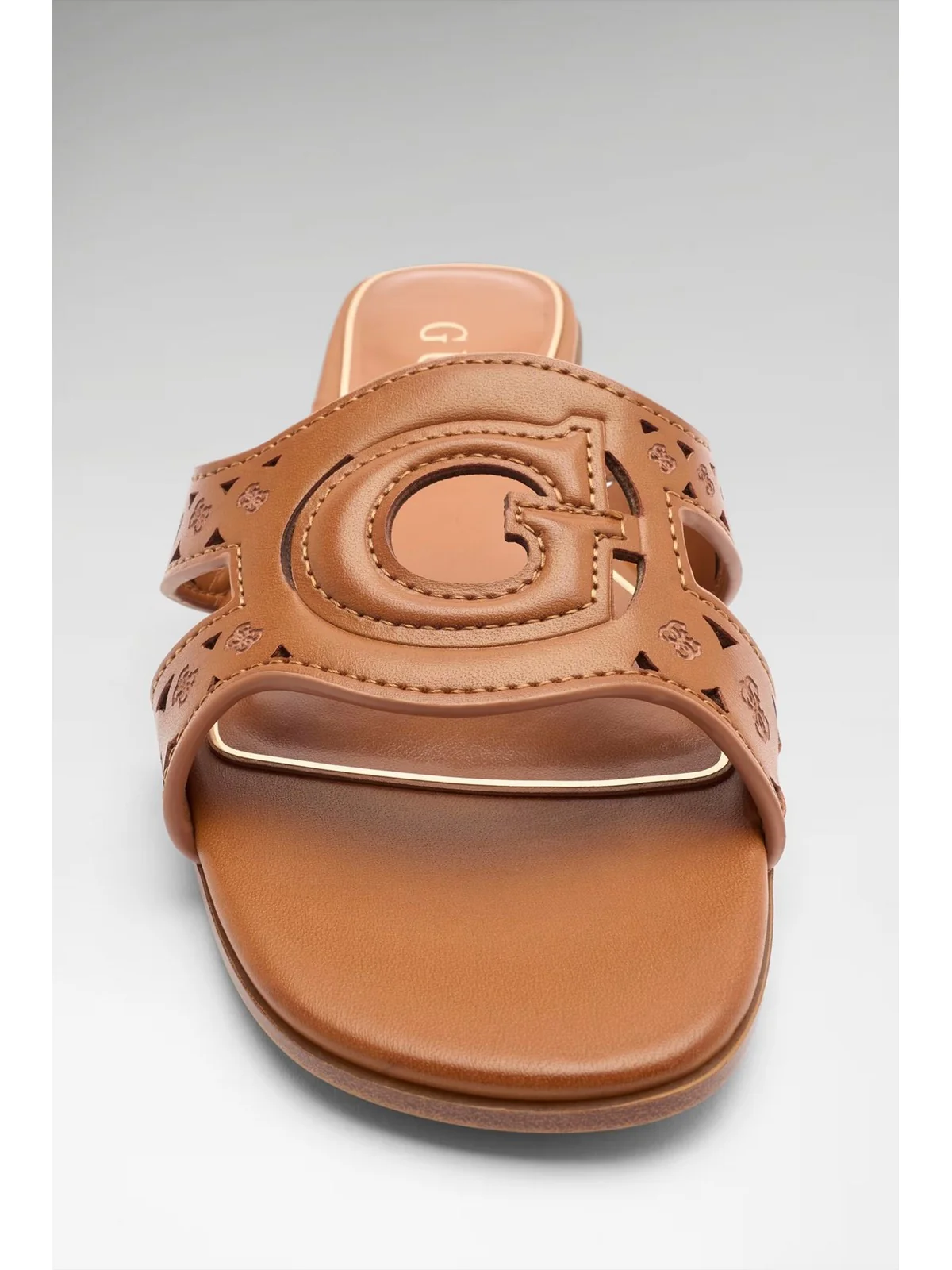 GUESS Sandalo Donna CIESTA2 FLJCS2 LEA03 BROWN BROWN - Image 3