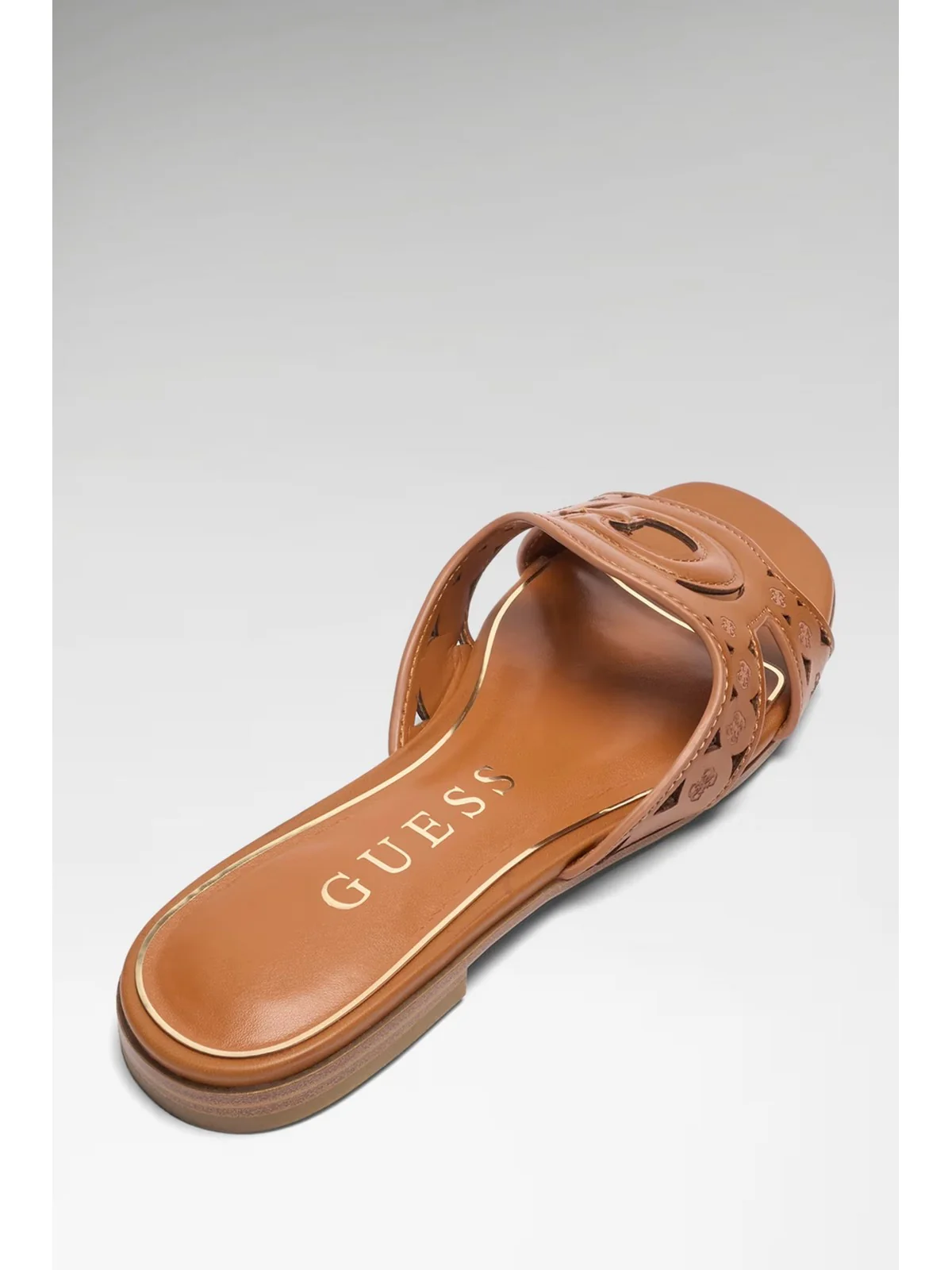 GUESS Sandalo Donna CIESTA2 FLJCS2 LEA03 BROWN BROWN - Image 4