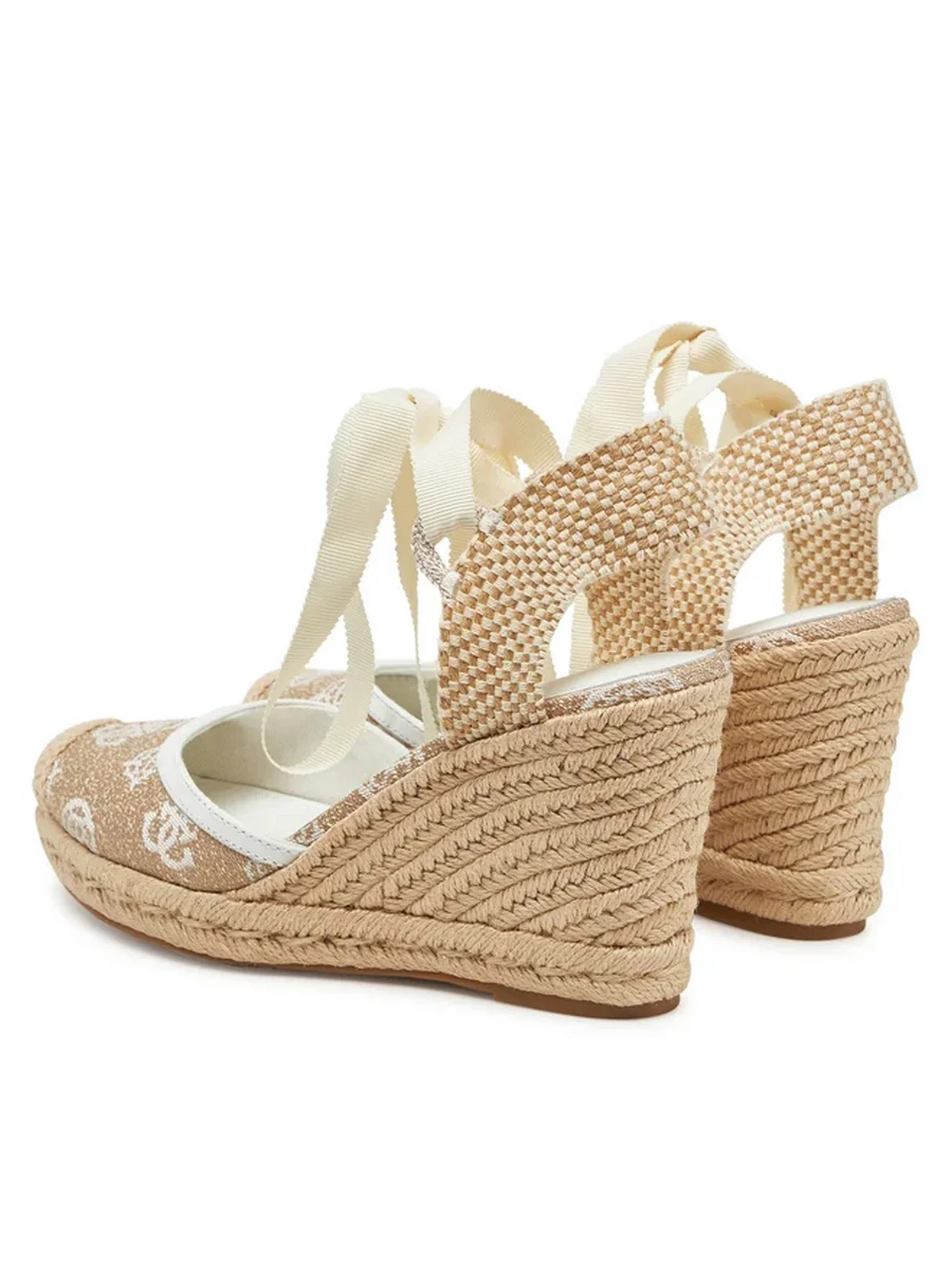 GUESS Sandalo Donna CYRENA FLJCYR FAB04 WHITE Bianco - Image 3