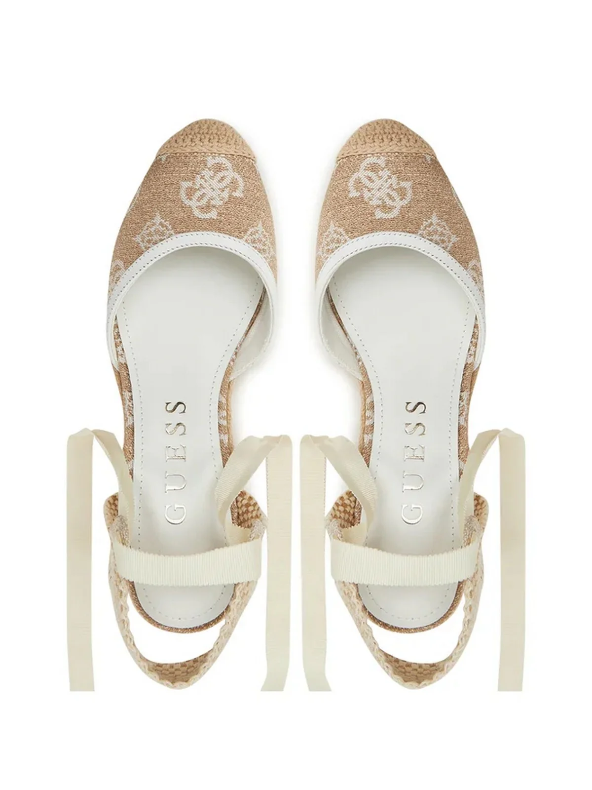 GUESS Sandalo Donna CYRENA FLJCYR FAB04 WHITE Bianco - Image 5