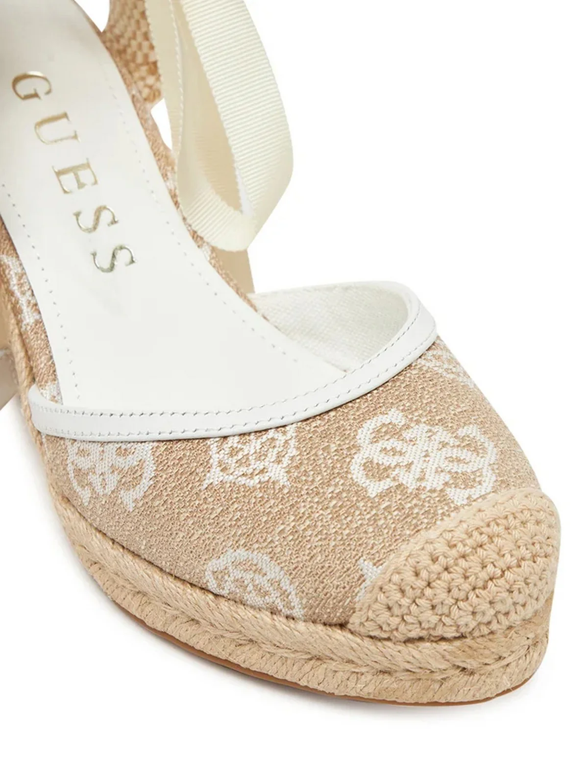 GUESS Sandalo Donna CYRENA FLJCYR FAB04 WHITE Bianco - Image 6