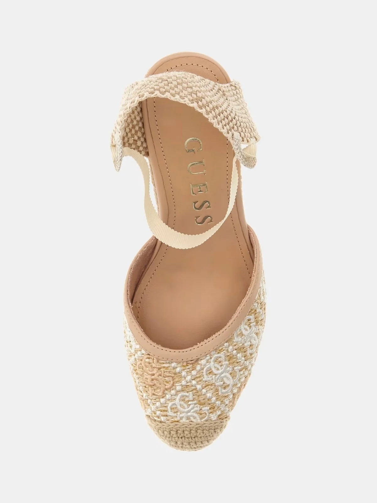 GUESS Sandalo Donna CYRENAY FLJCRY FAL04 WHIMU Bianco - Image 4