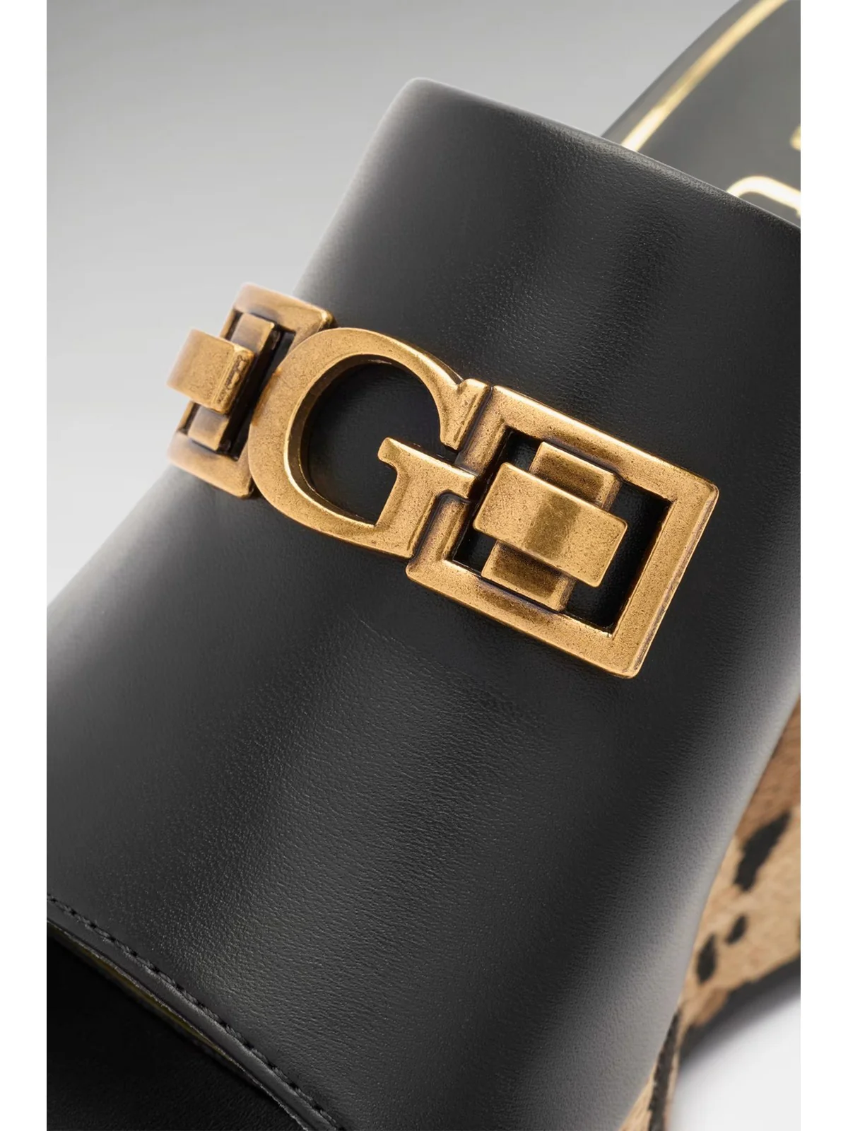GUESS Sandalo Donna EVENZA3 FLJE3V ELE04 BLACK BLACK - Image 5