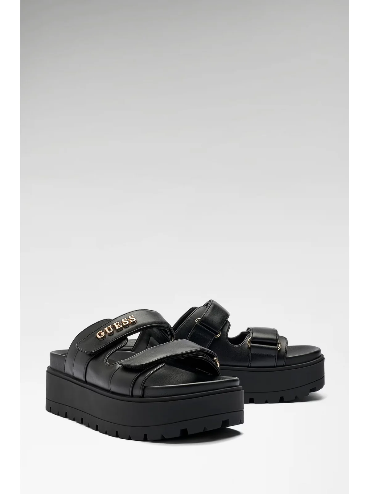 GUESS Sandalo Donna FAXON FLJFAX ELE03 BLACK BLACK - Image 2