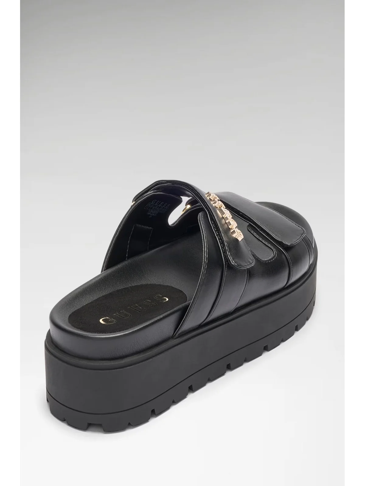 GUESS Sandalo Donna FAXON FLJFAX ELE03 BLACK BLACK - Image 4