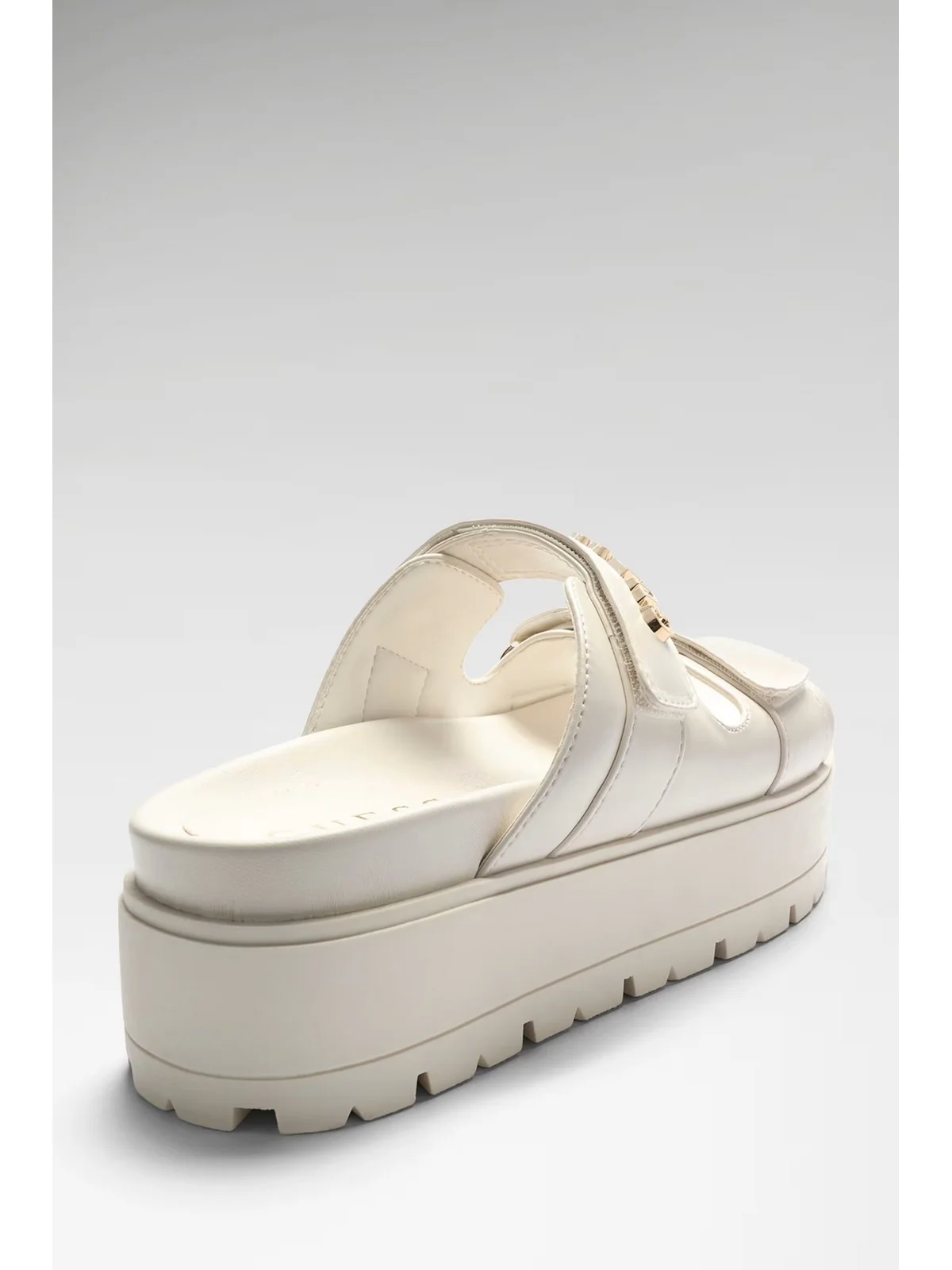 GUESS Sandalo Donna FAXON FLJFAX ELE03 CREAM CREAM - Image 4