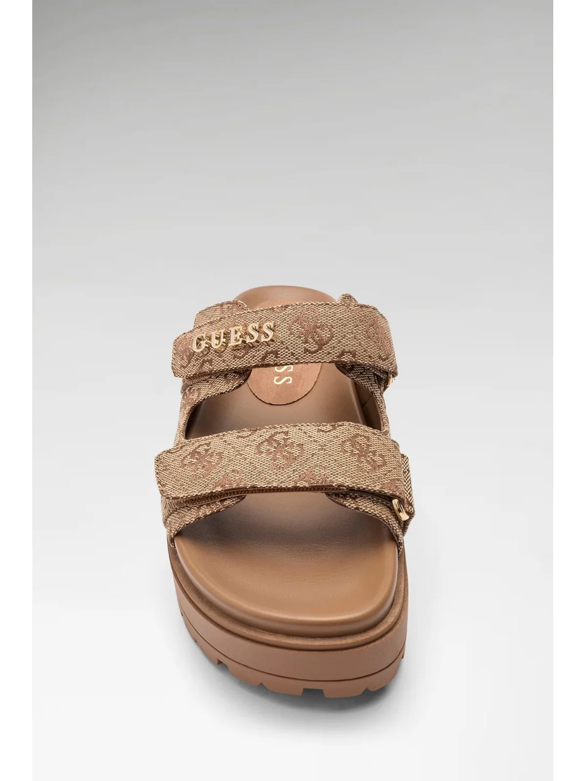 GUESS Sandalo Donna FAXON2 FLJF2X FAL03 BEIBR BEIGE BROWN - Image 3