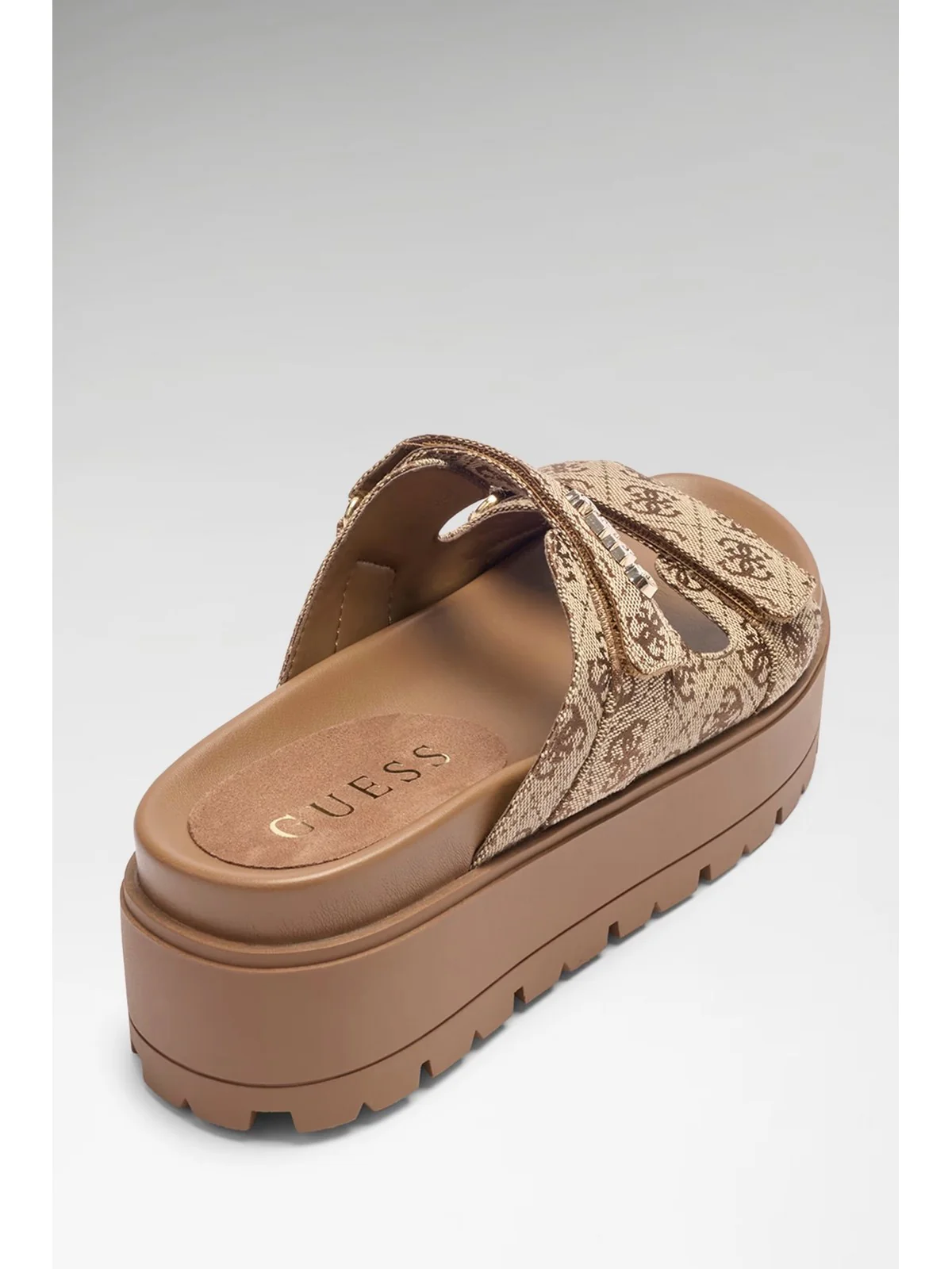 GUESS Sandalo Donna FAXON2 FLJF2X FAL03 BEIBR BEIGE BROWN - Image 4