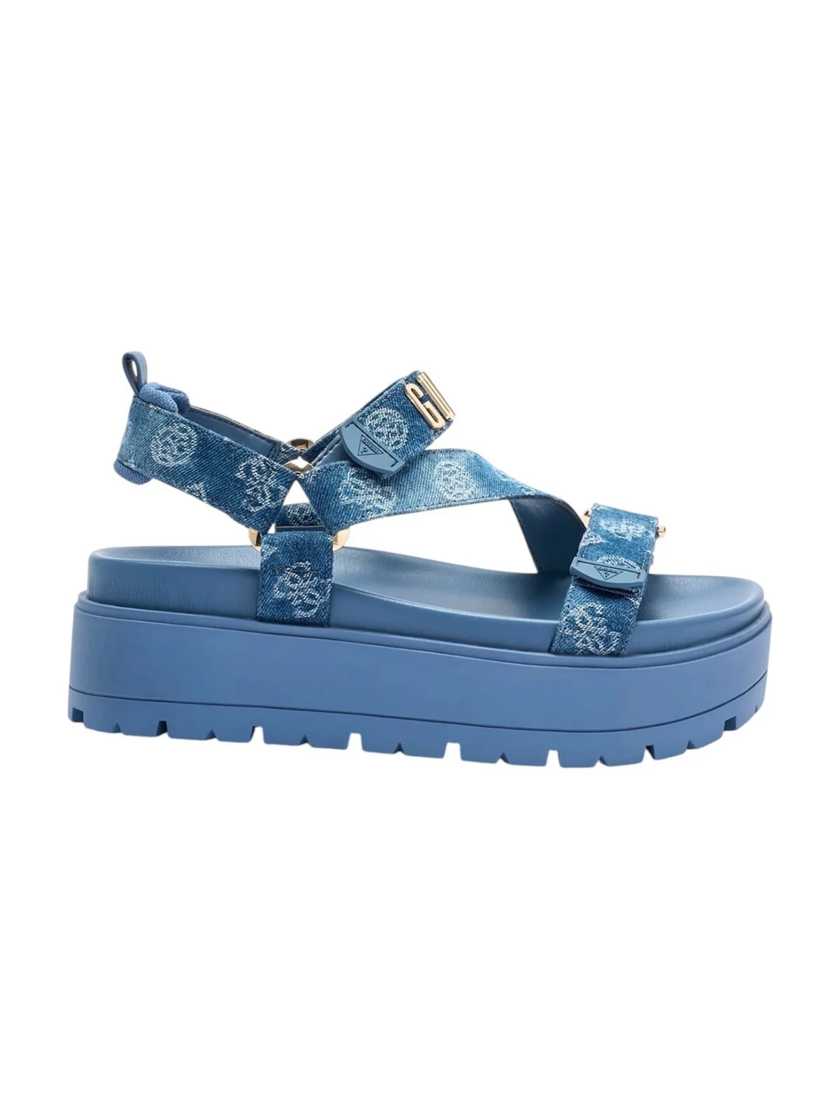 GUESS Sandalo Donna FETTA FLJFTT DEN03 BLUE BLUE