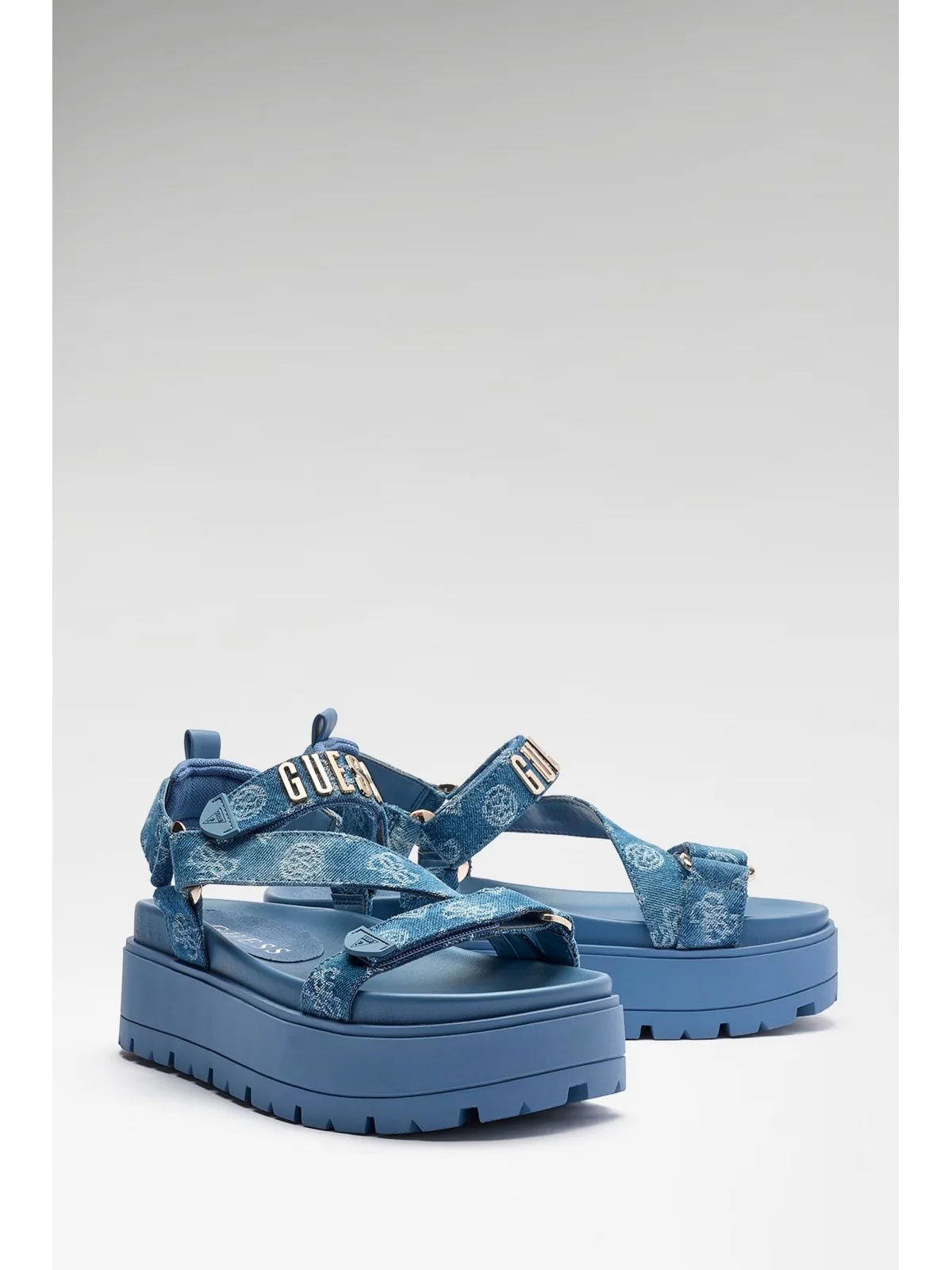 GUESS Sandalo Donna FETTA FLJFTT DEN03 BLUE BLUE - Image 2