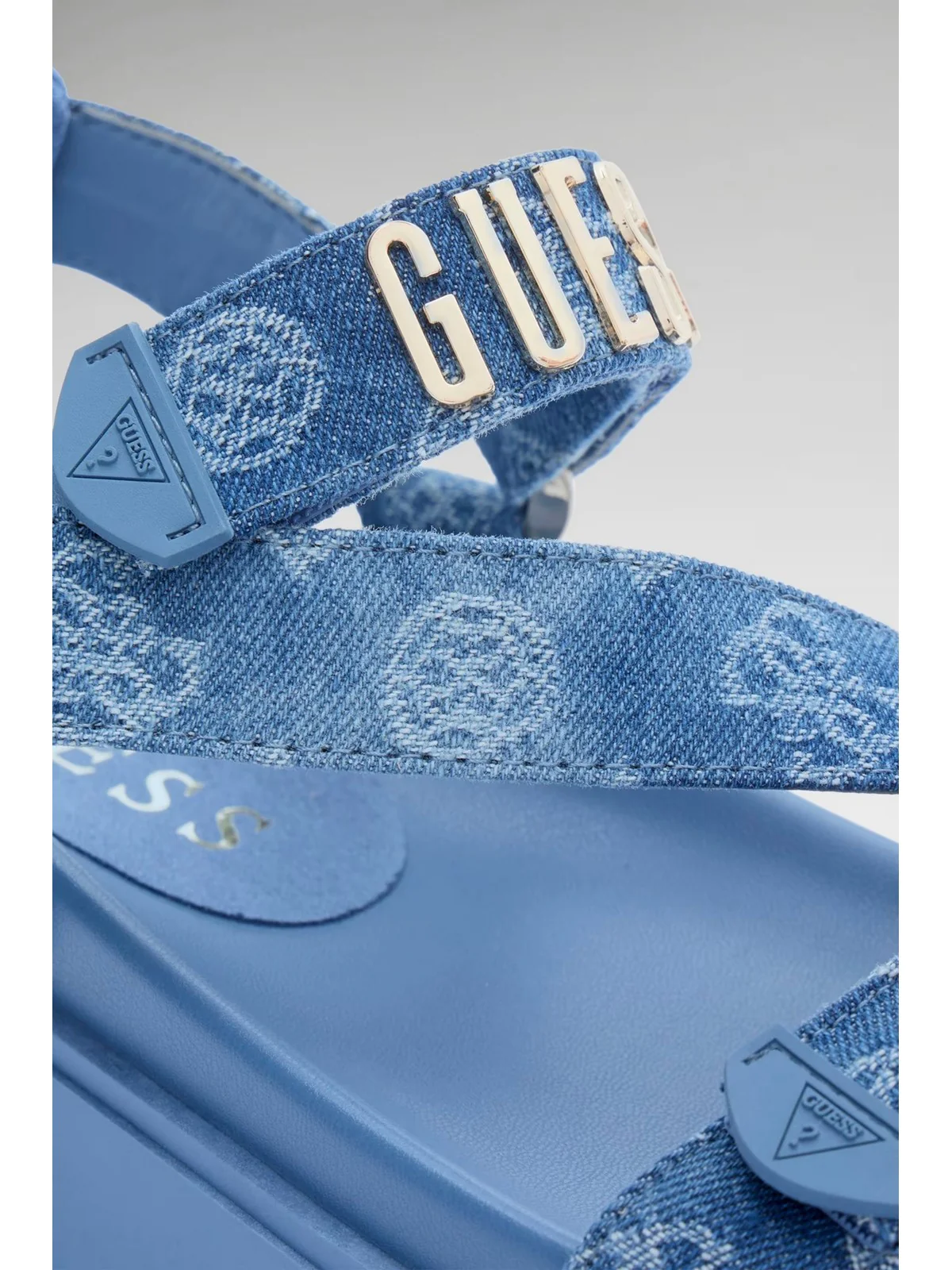 GUESS Sandalo Donna FETTA FLJFTT DEN03 BLUE BLUE - Image 6