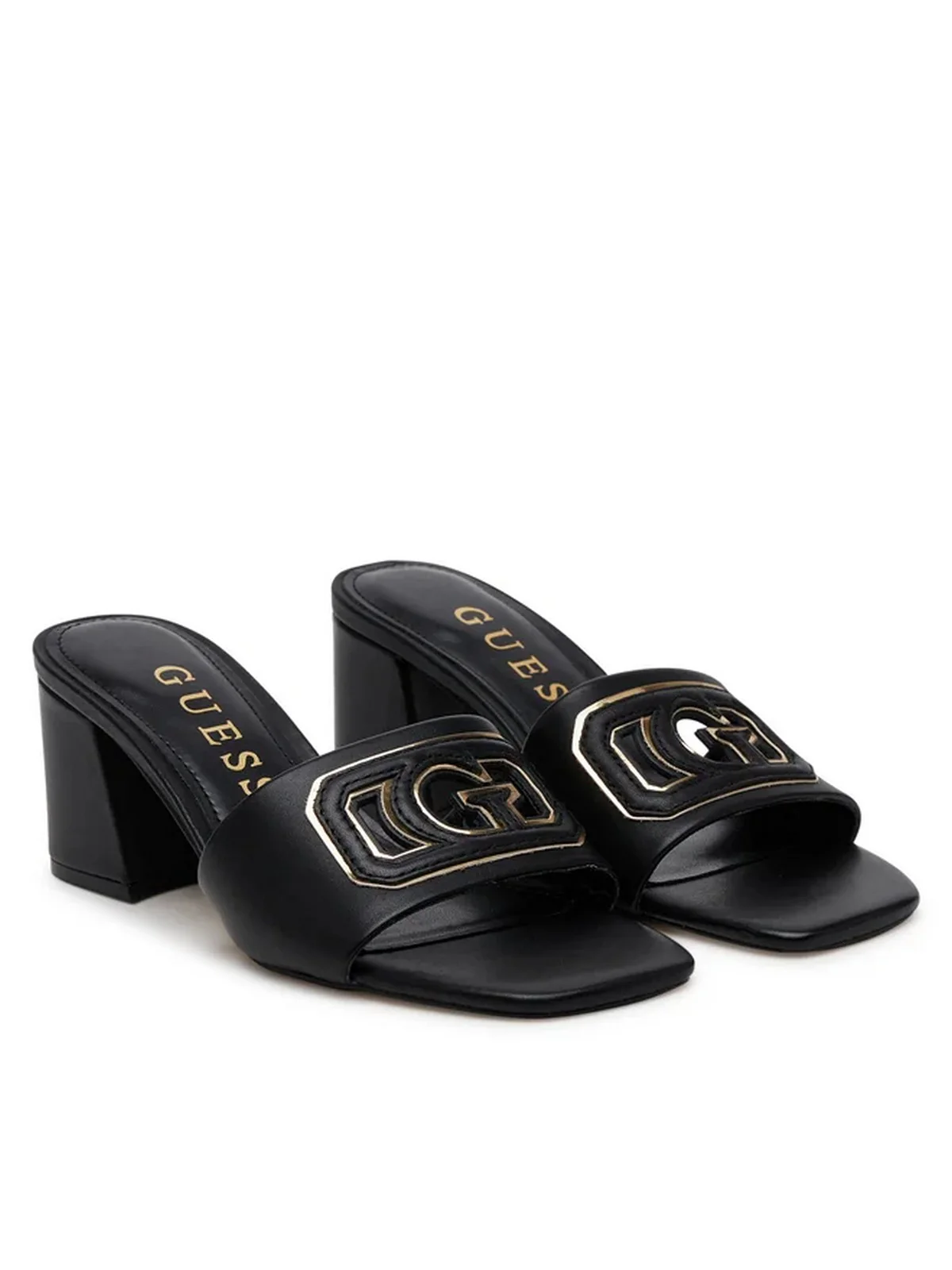 GUESS Sandalo Donna GALS FLJGAS LEA03 BLACK Nero - Image 2