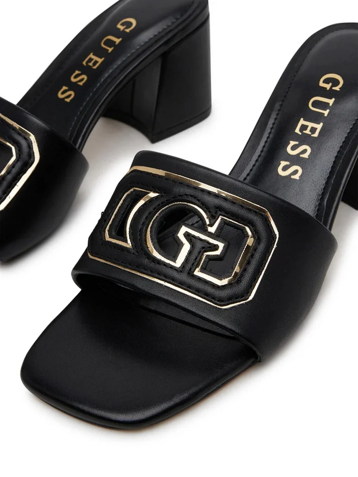 GUESS Sandalo Donna GALS FLJGAS LEA03 BLACK Nero - Image 6