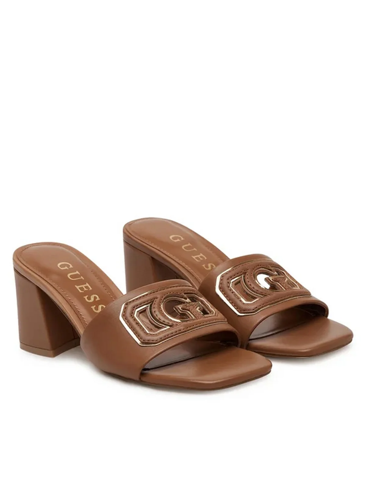 GUESS Sandalo Donna GALS FLJGAS LEA03 TAN Marrone - Image 2