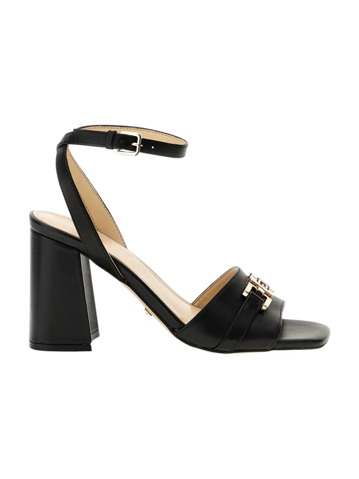 GUESS Sandalo Donna GRATO FLJGRT LEA03 BLACK Nero - Image 5