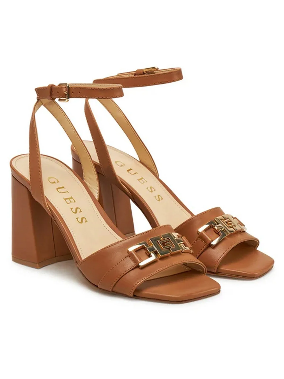 GUESS Sandalo Donna GRATO FLJGRT LEA03 TAN Marrone - Image 2