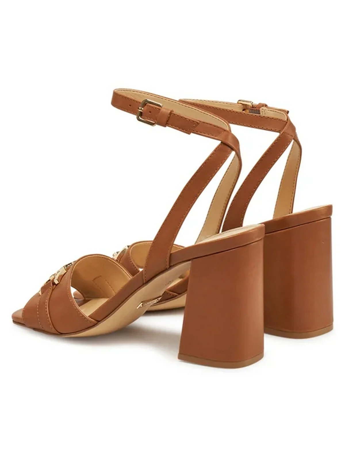 GUESS Sandalo Donna GRATO FLJGRT LEA03 TAN Marrone - Image 3
