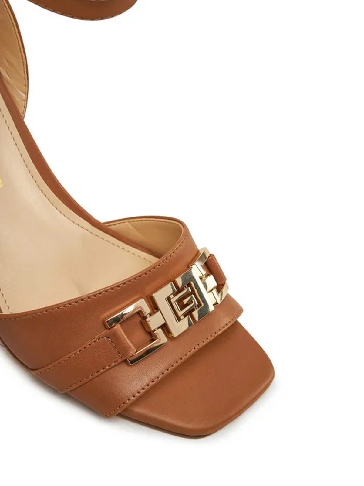 GUESS Sandalo Donna GRATO FLJGRT LEA03 TAN Marrone - Image 5