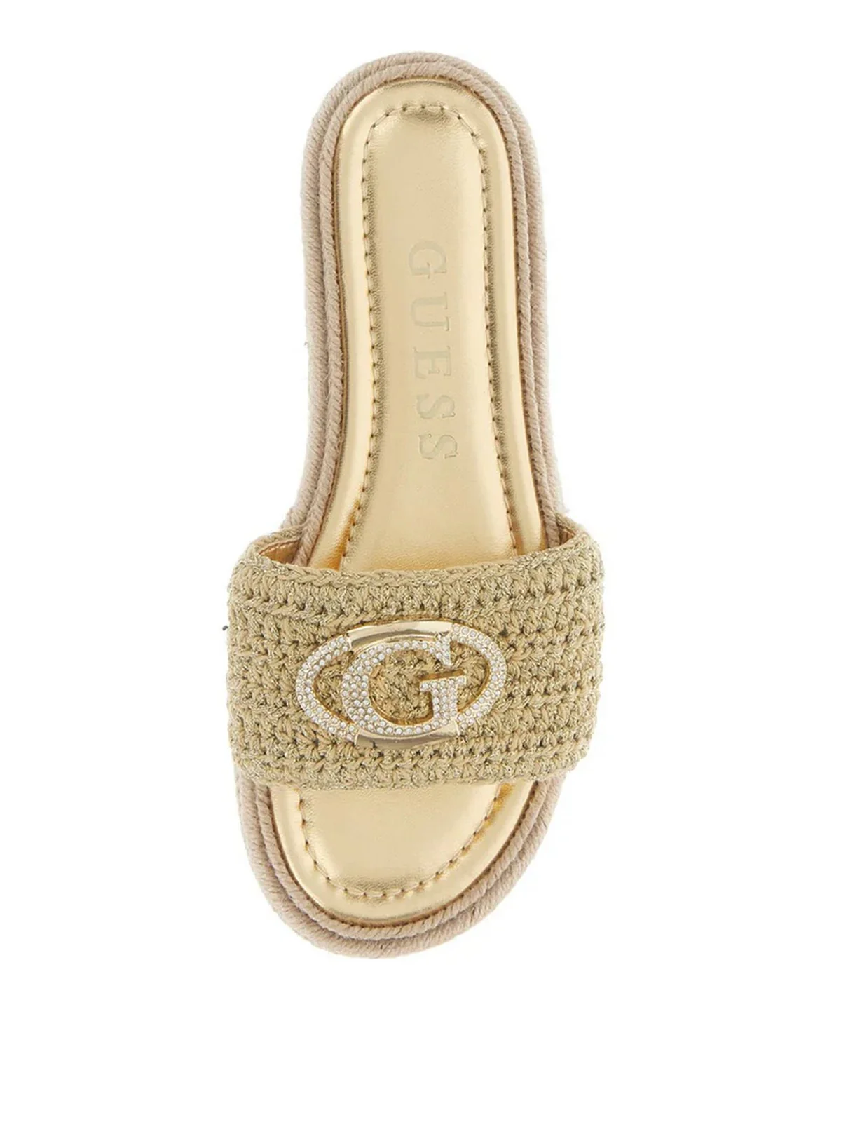 GUESS Sandalo Donna KAYLIS FLJKLI FAB03 GOLD GOLD - Image 4