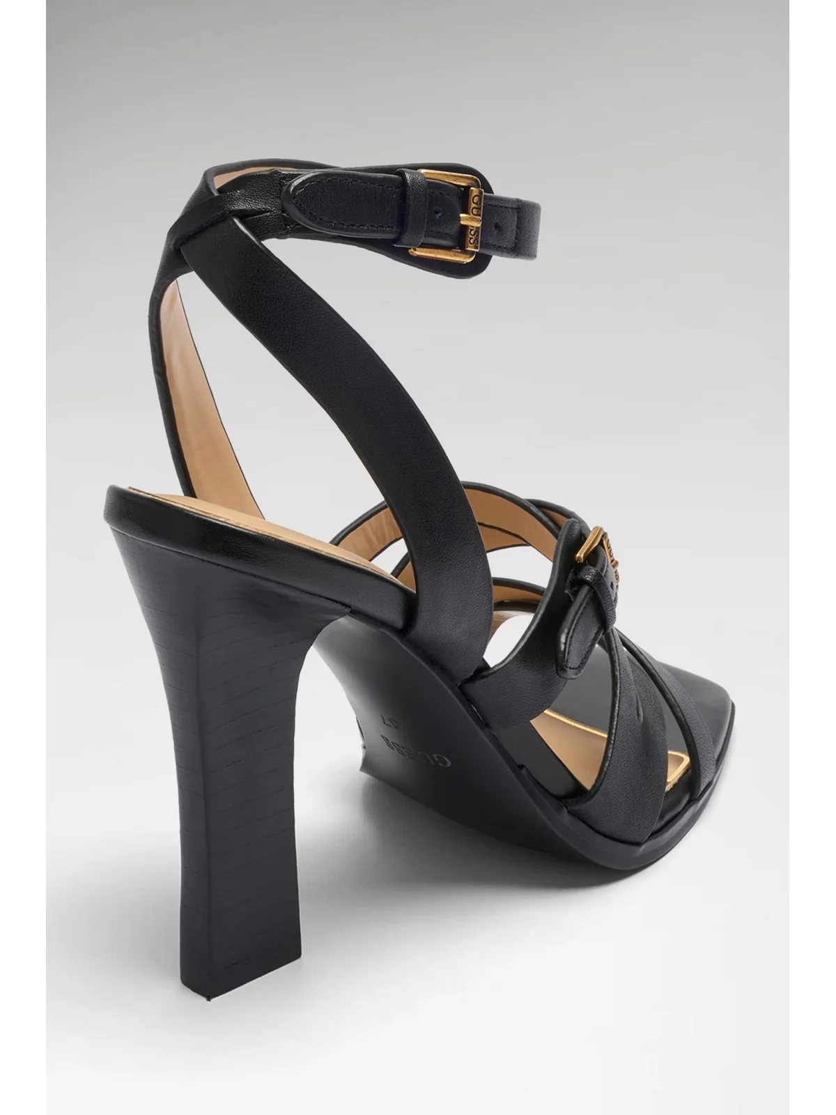 GUESS Sandalo Donna RADELA FLJRAD LEA03 BLACK BLACK - Image 4