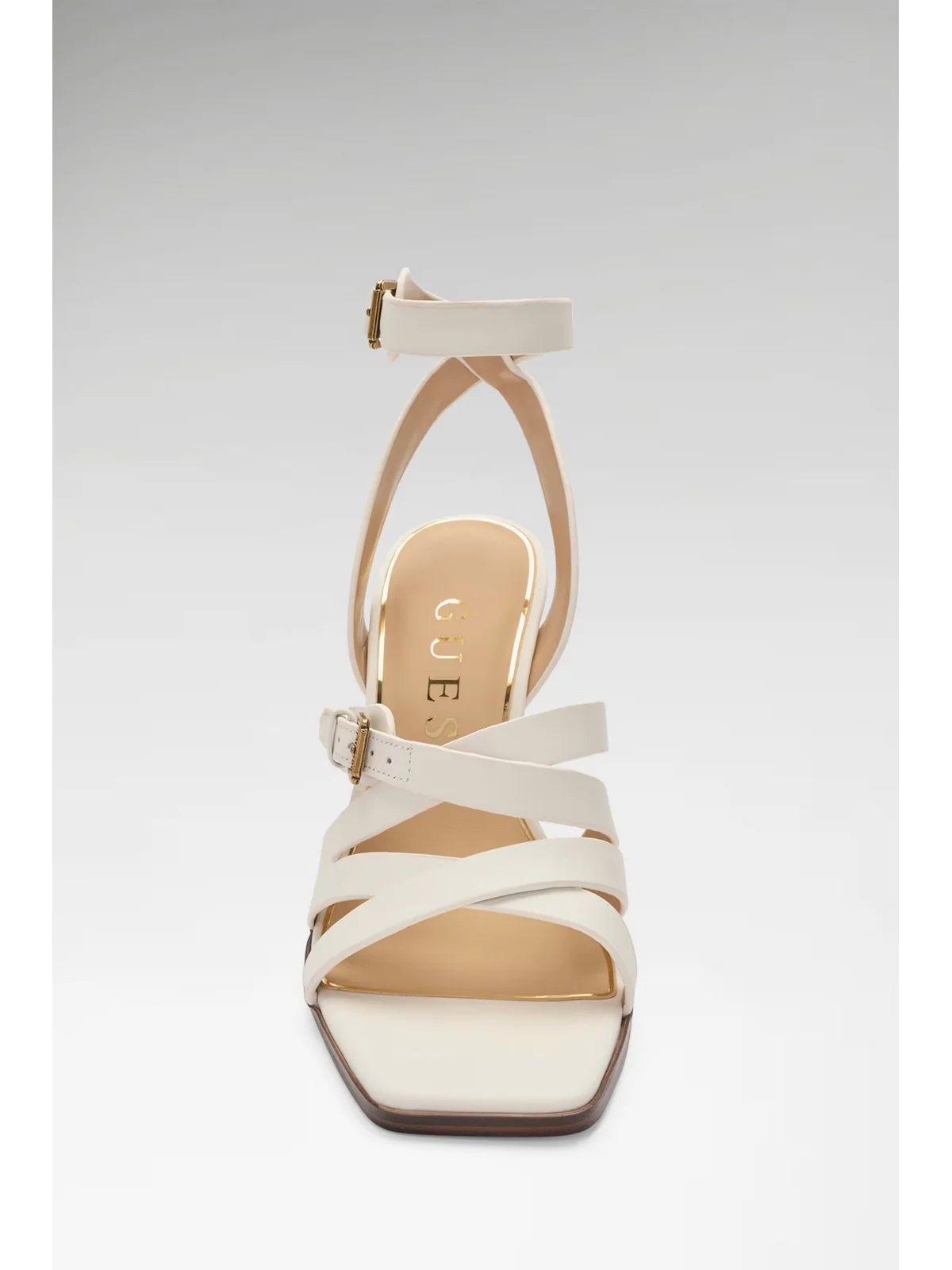 GUESS Sandalo Donna RADELA FLJRAD LEA03 WHITE WHITE - Image 4
