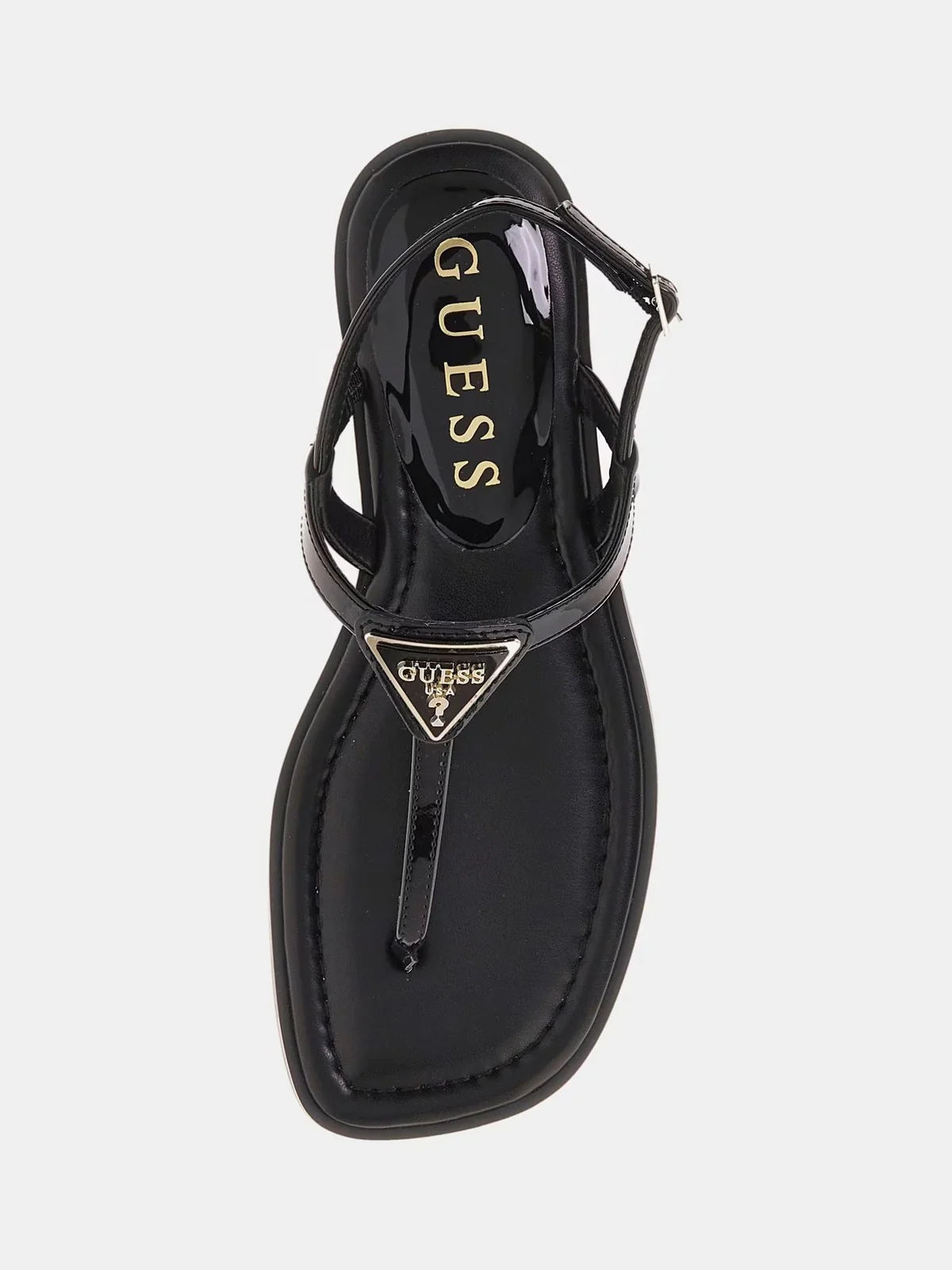 GUESS Sandalo Donna RAINEY4 FLJRA4 PAF21 BLACK Nero - Image 4