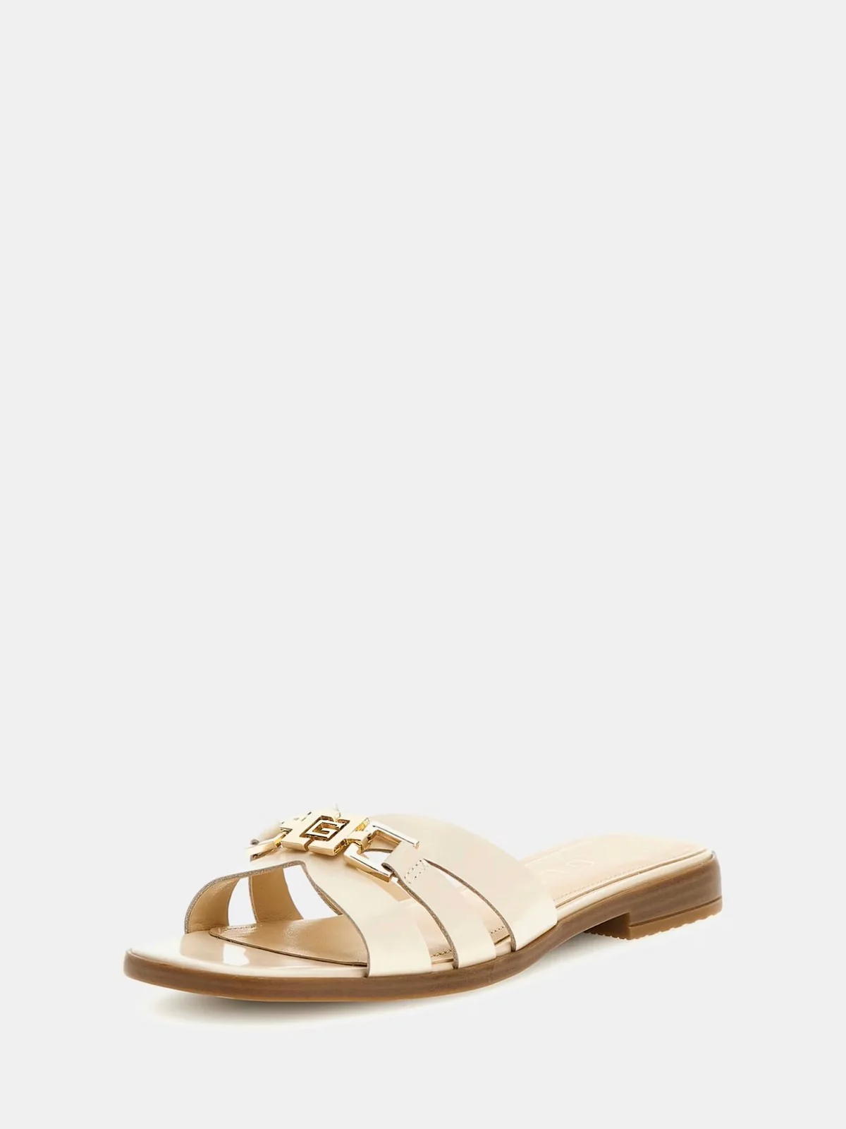 GUESS Sandalo Donna REALLA FLJRLL LEA19 CREAM Beige - Image 2