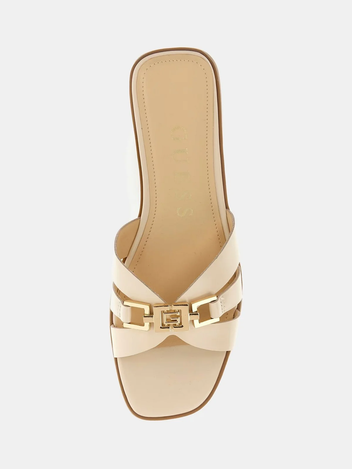 GUESS Sandalo Donna REALLA FLJRLL LEA19 CREAM Beige - Image 4