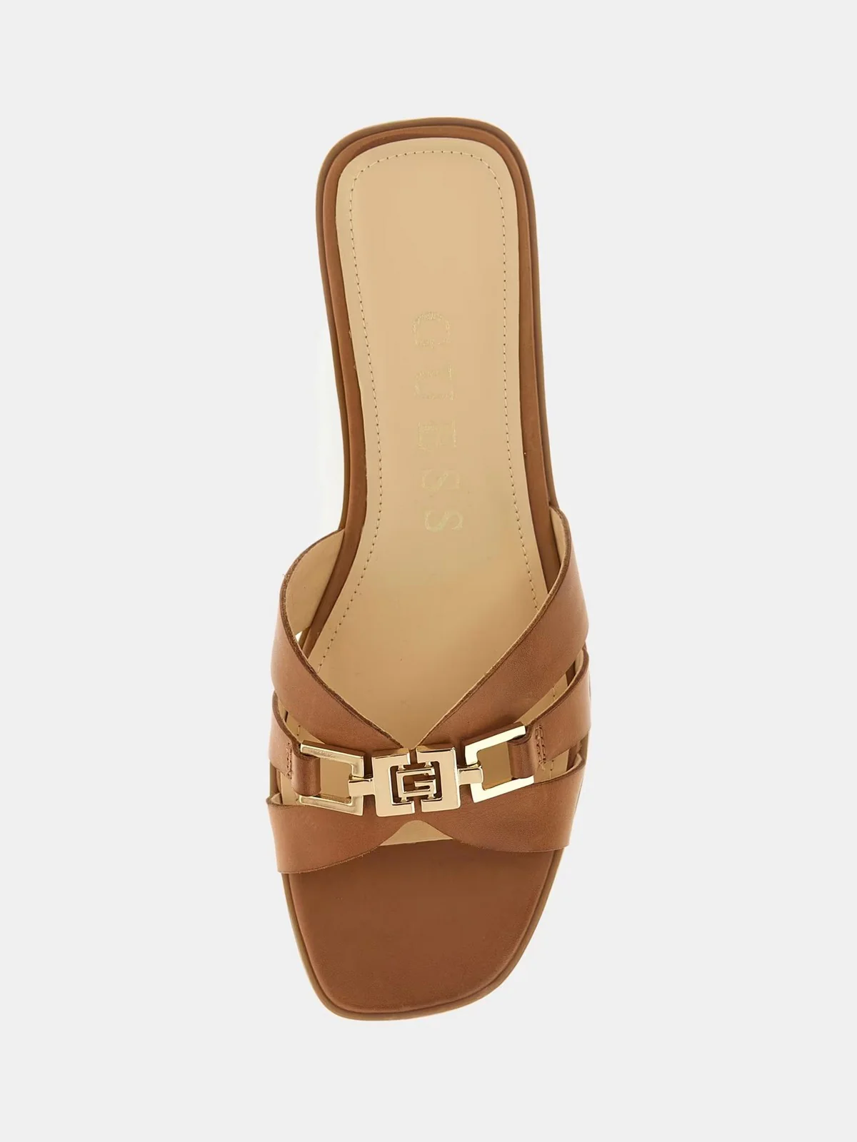 GUESS Sandalo Donna REALLA FLJRLL LEA19 TAN TAN - Image 4