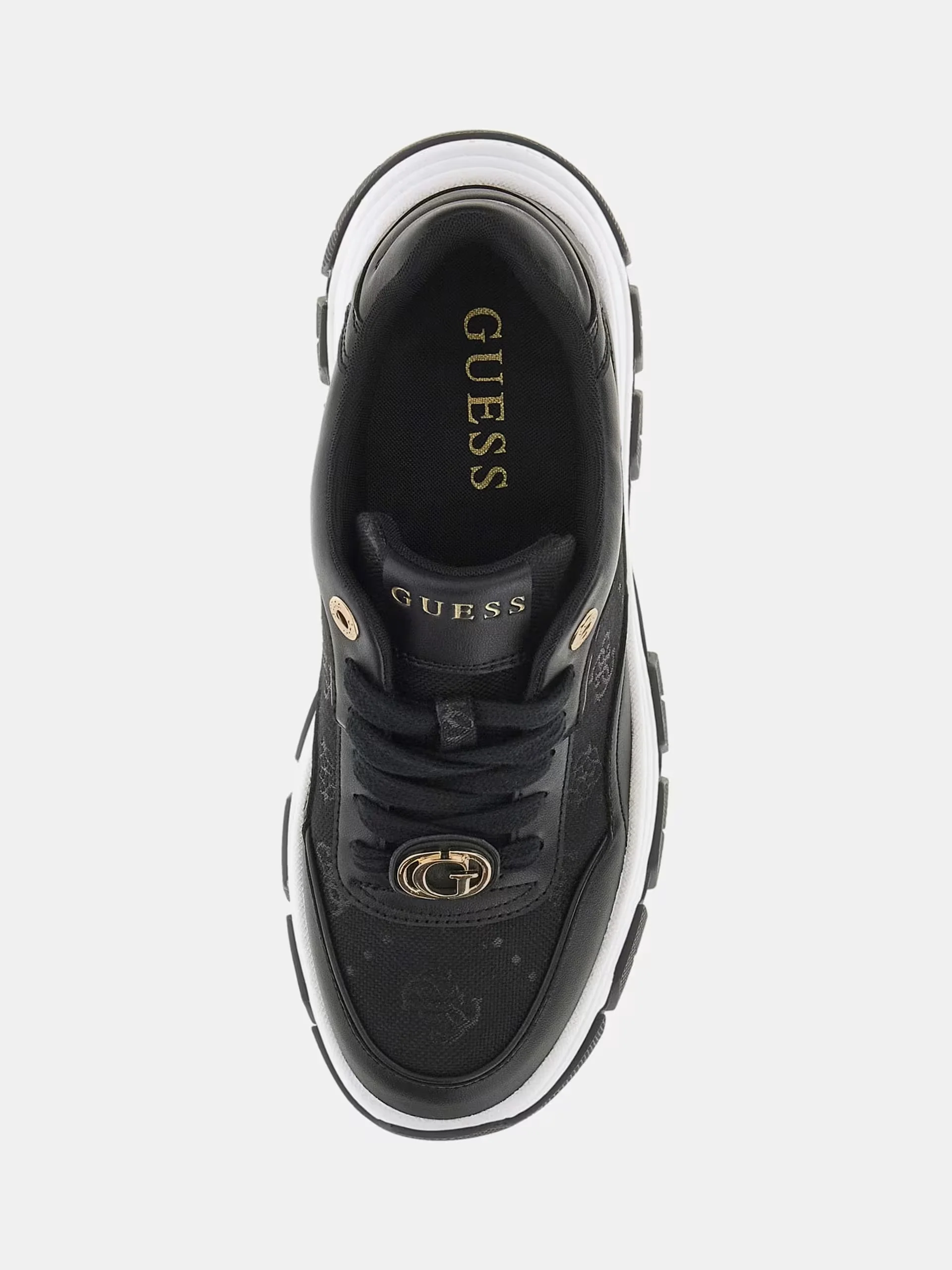 GUESS Sneaker Donna BERRETT2 FLFBRT ELE12 BLACK BLACK - Image 4