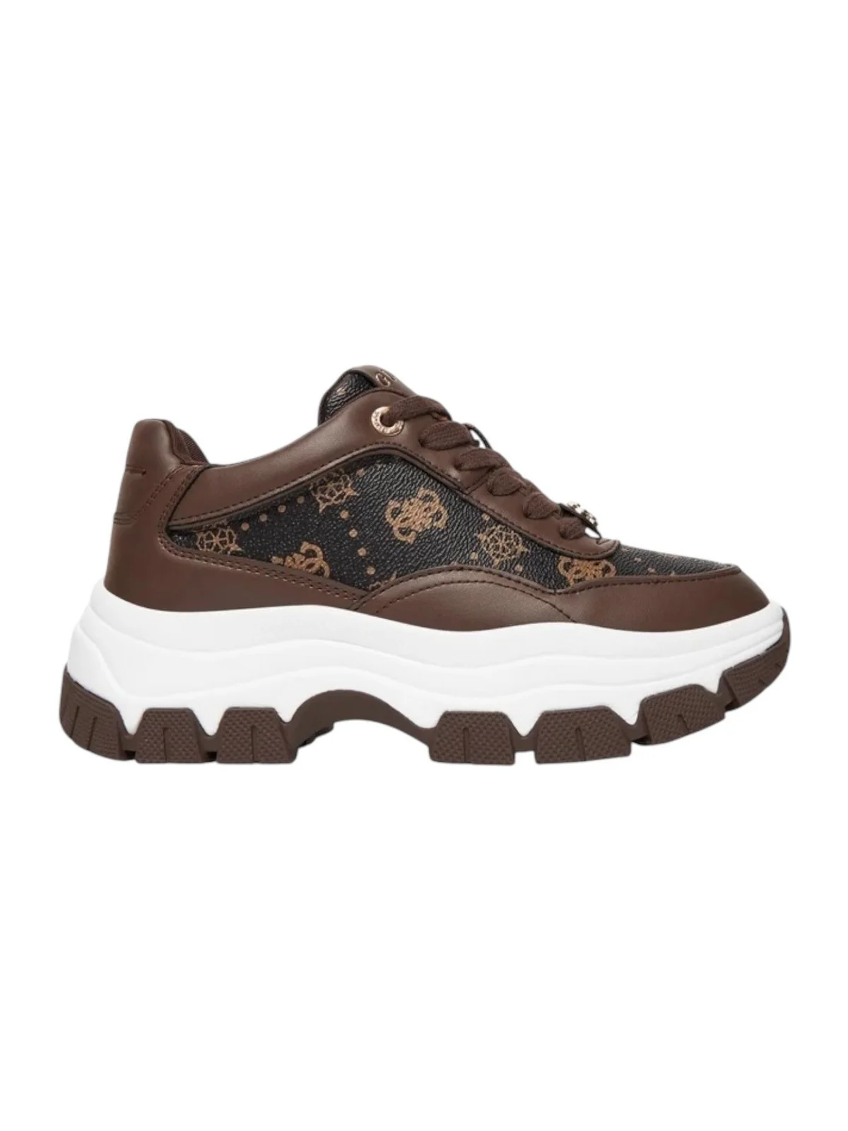 GUESS Sneaker Donna BERRETT2 FLFBRT PEL12 BROWN BROWN