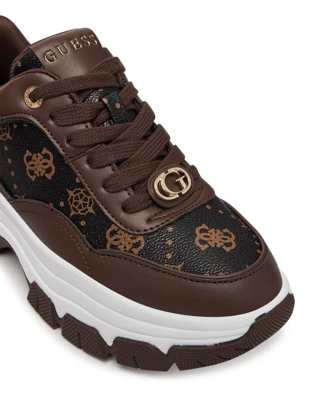 GUESS Sneaker Donna BERRETT2 FLFBRT PEL12 BROWN BROWN - Image 6