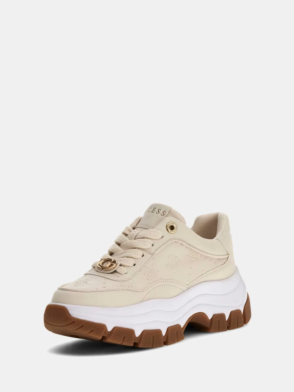 GUESS Sneaker Donna BERRETT2 FLFBRT PEL12 CREAM CREAM - Image 2