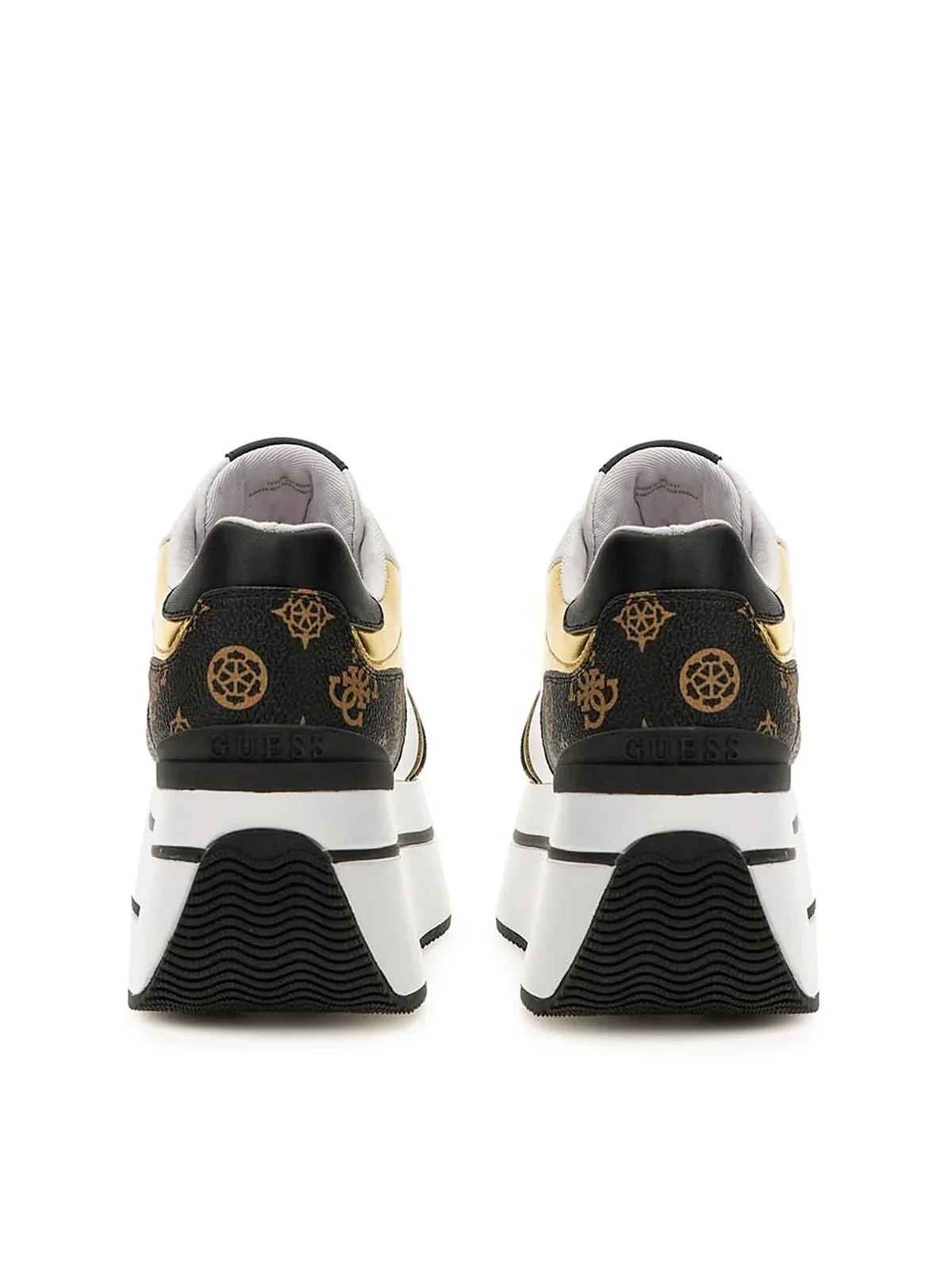 GUESS Sneaker Donna Camrio FL7CMR FAL12 WHIBR WHITE/BROWN - Image 3