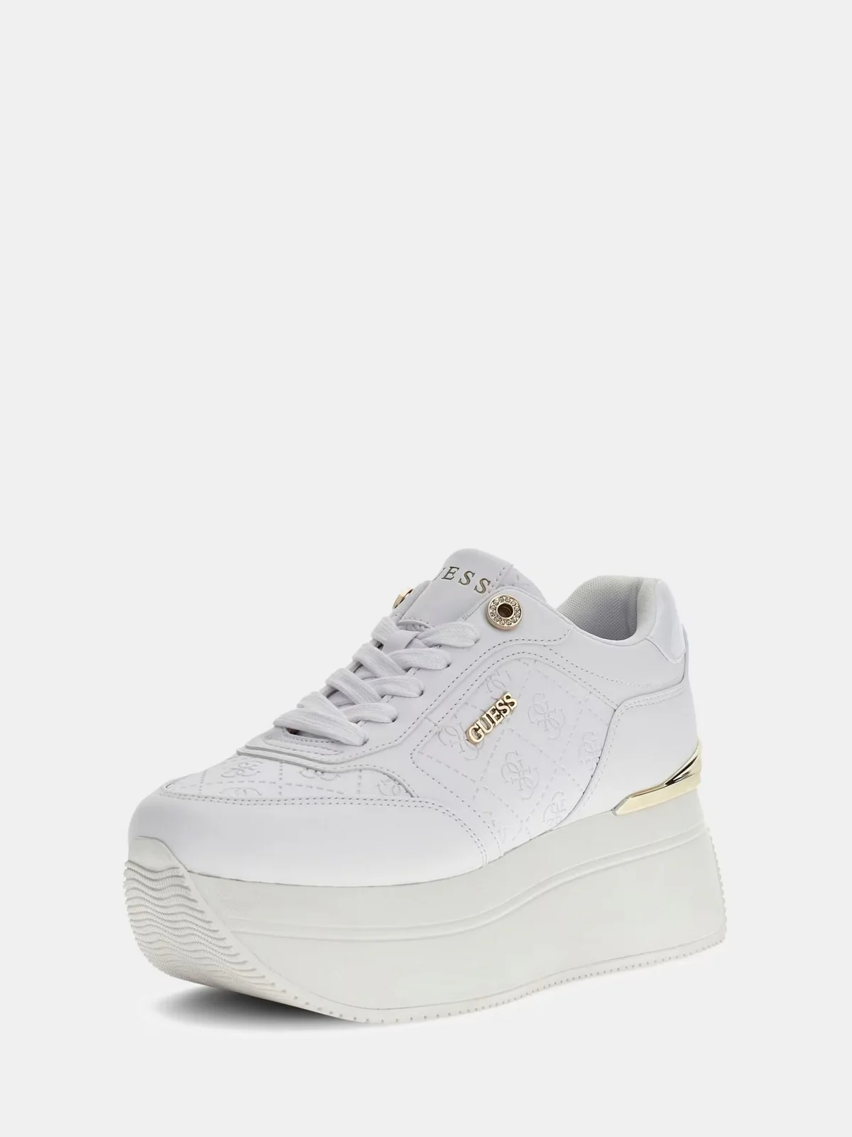 GUESS Sneaker Donna CAMRIO10 FLPC10 FAL12 WHITE WHITE - Image 2