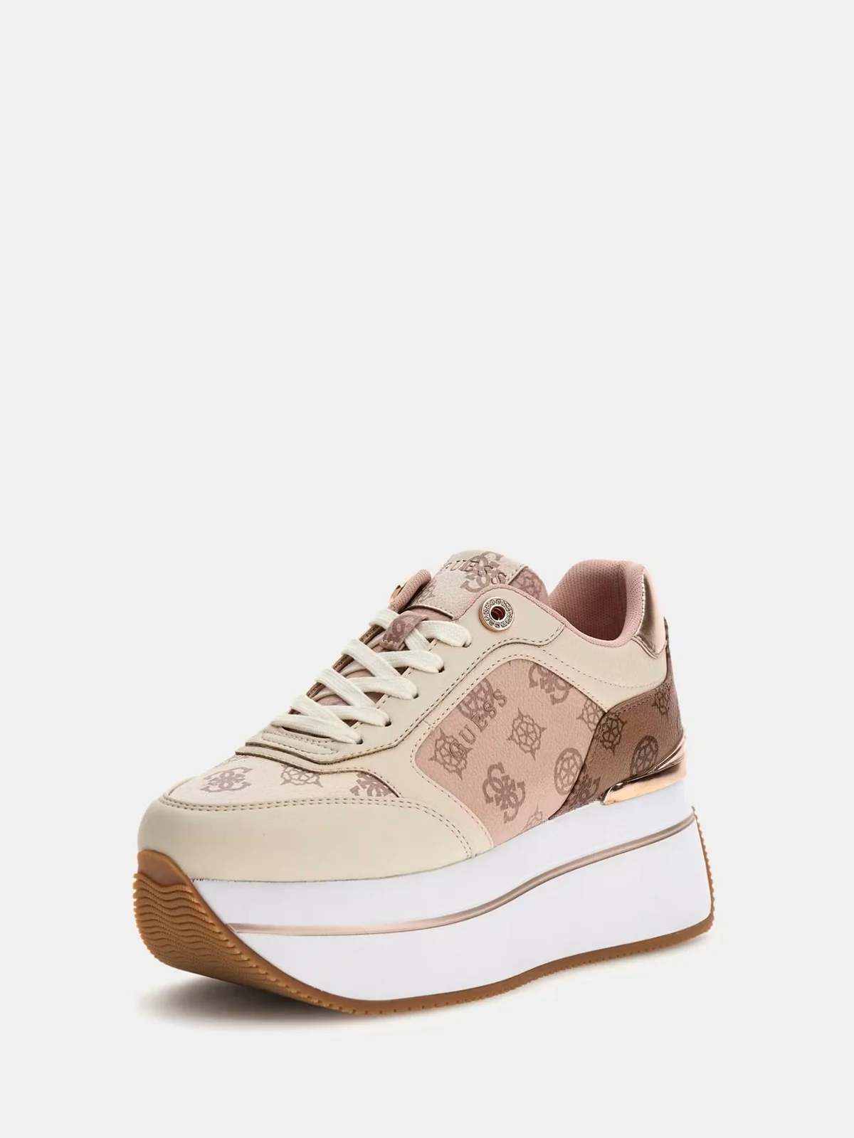 GUESS Sneaker Donna Camrio7 FLTCAM FAL12 MAUVE Beige - Image 2