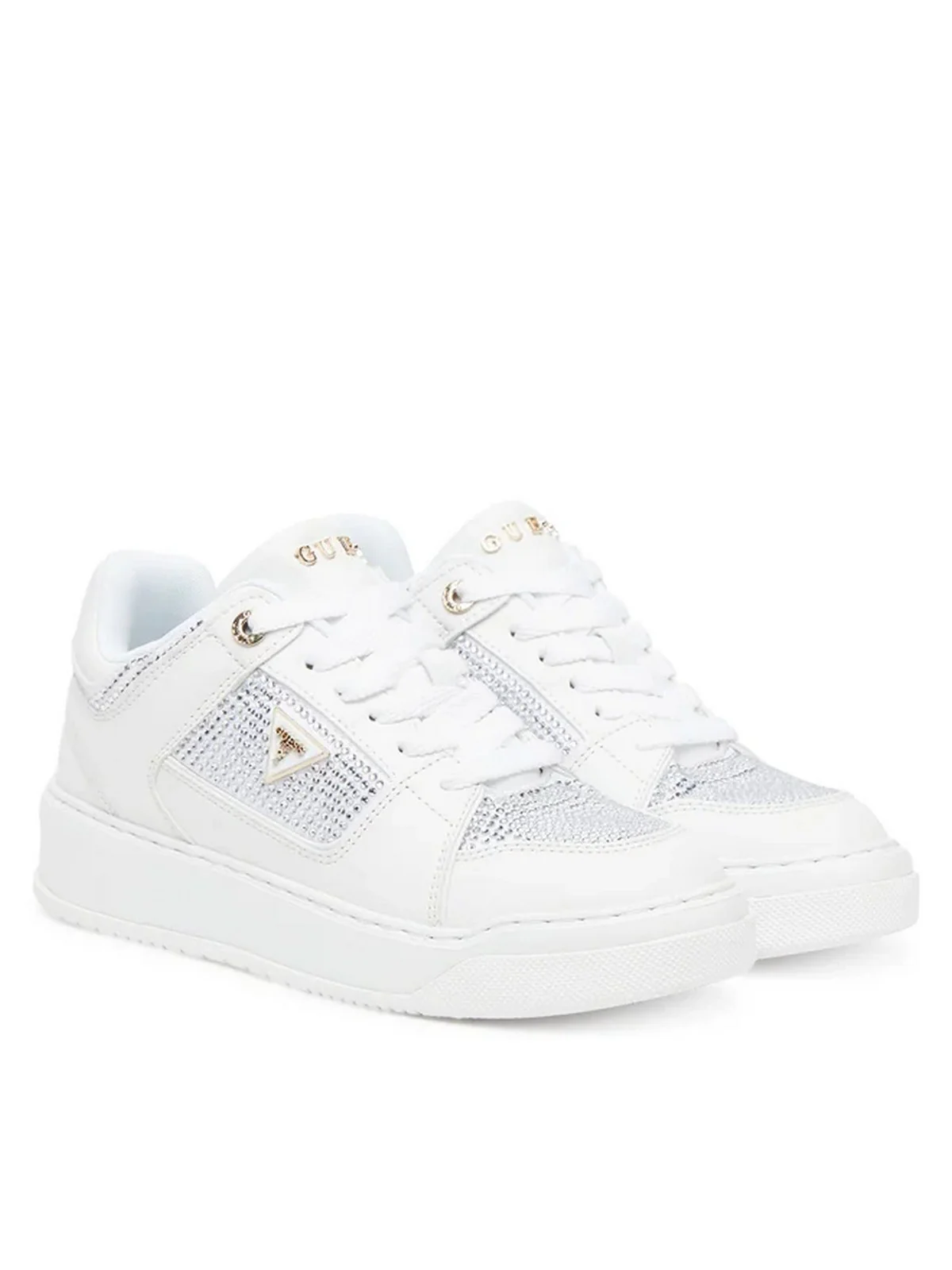 GUESS Sneaker Donna DELOVE2 FLTDL2 LEA12 WHITE WHITE - Image 2