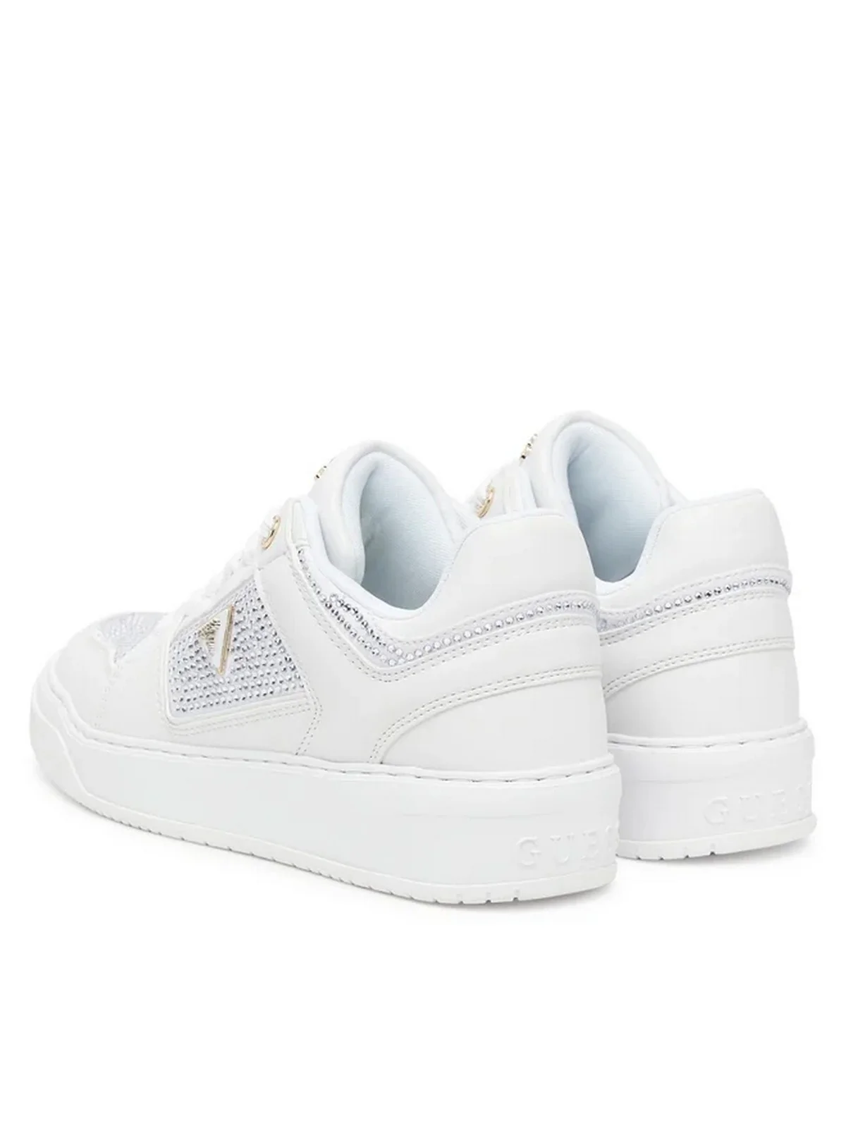GUESS Sneaker Donna DELOVE2 FLTDL2 LEA12 WHITE WHITE - Image 3