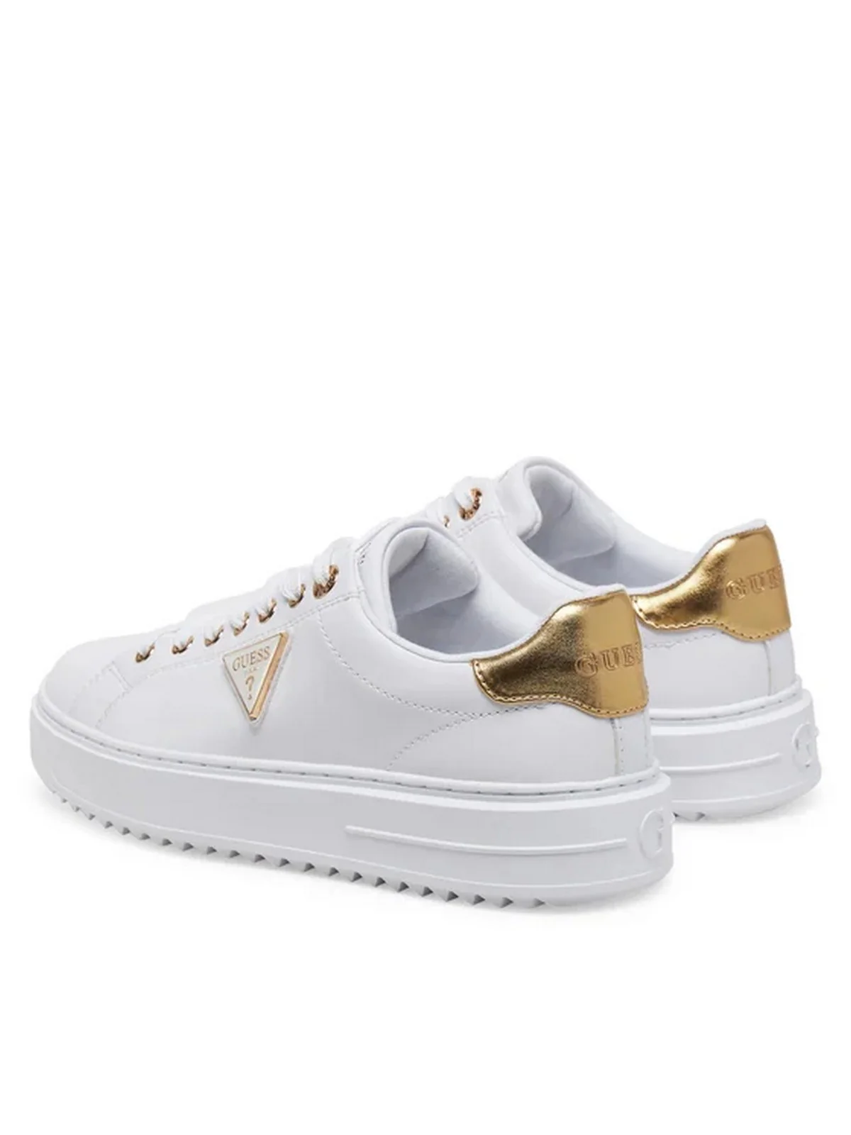 GUESS Sneaker Donna DENESA12 FLJD12 LEA12 WHIGO Bianco - Image 3
