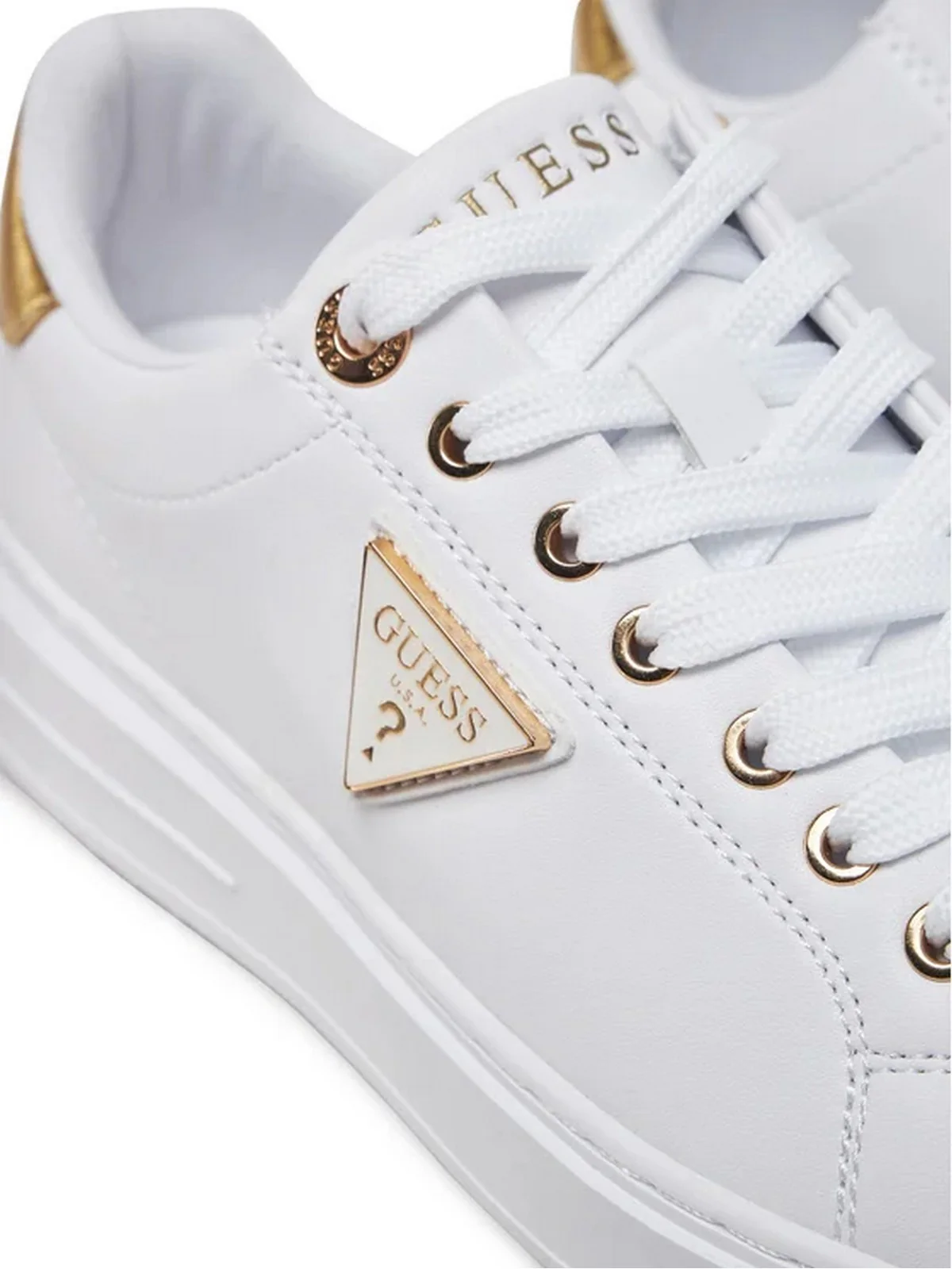 GUESS Sneaker Donna DENESA12 FLJD12 LEA12 WHIGO Bianco - Image 5