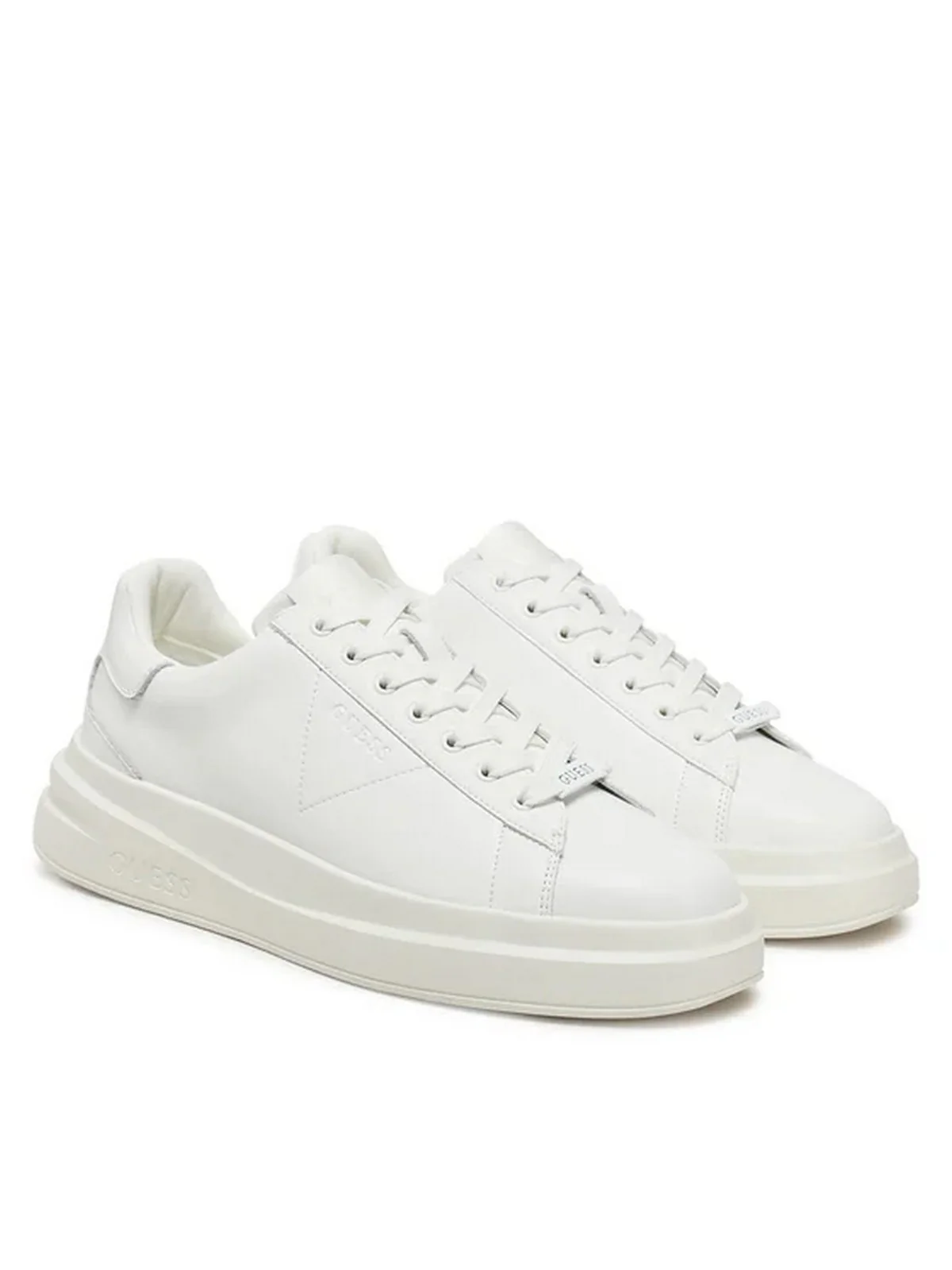 GUESS Sneaker Uomo ELBA FMJLBA LEA12 WHITE WHITE - Image 2