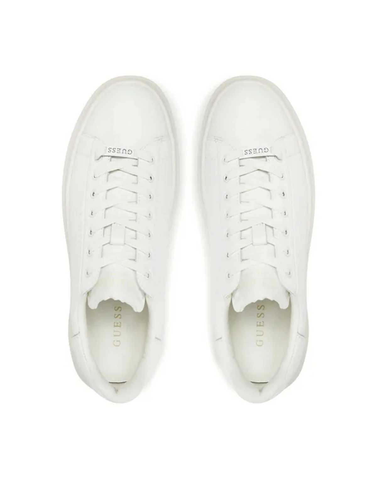 GUESS Sneaker Uomo ELBA FMJLBA LEA12 WHITE WHITE - Image 4