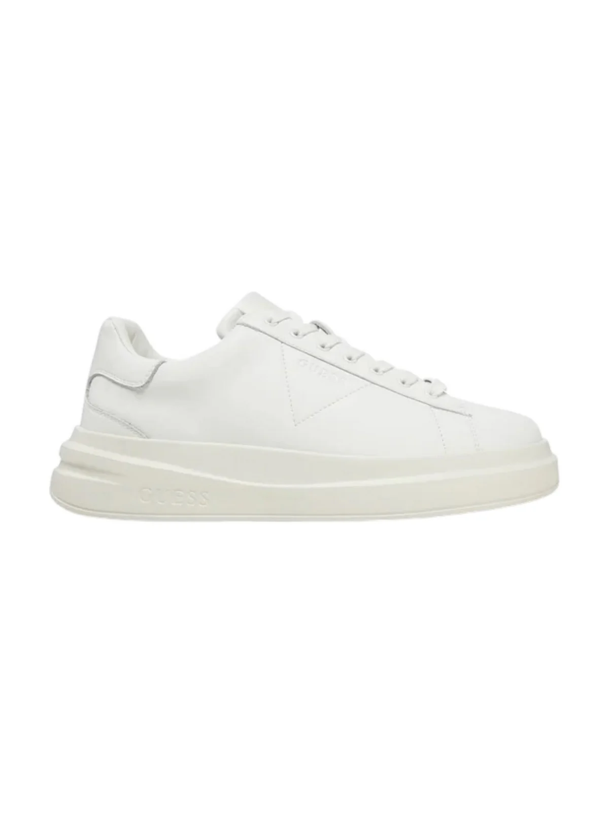 GUESS Sneaker Uomo ELBA FMJLBA LEA12 WHITE WHITE - Image 6