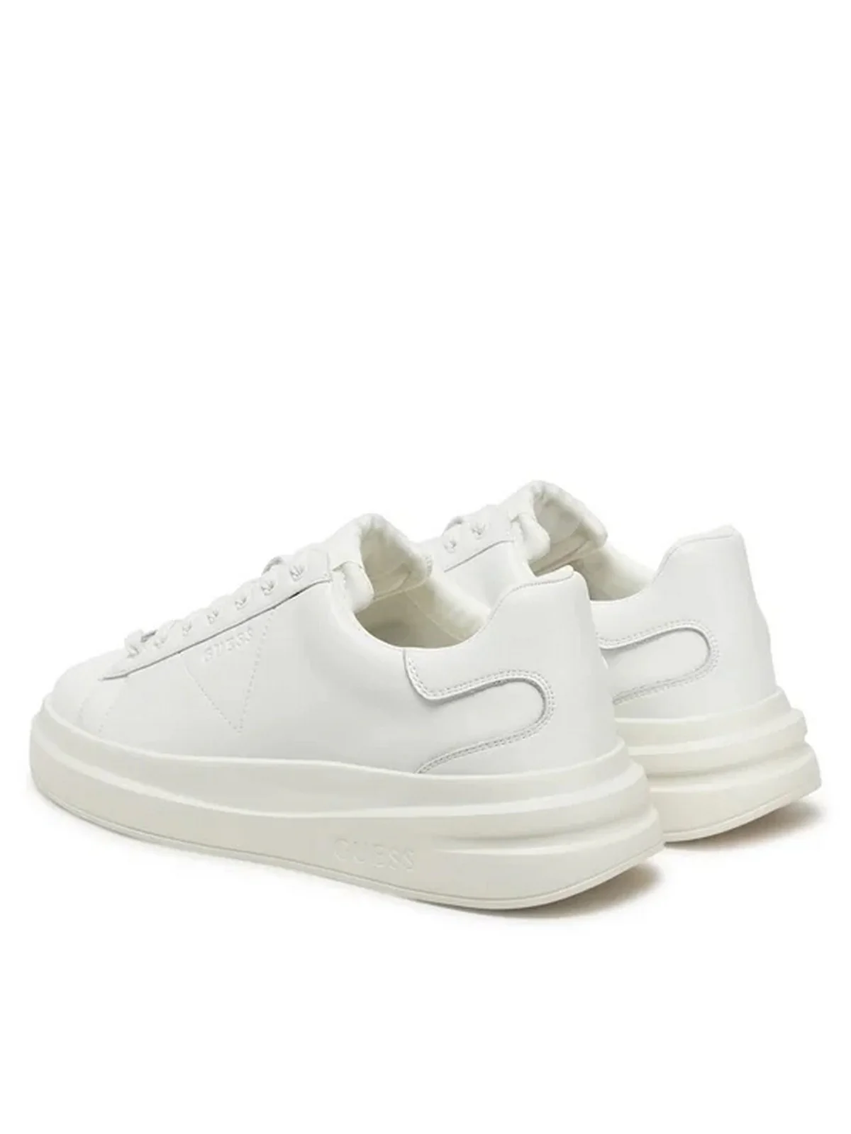 GUESS Sneaker Uomo ELBA FMJLBA LEA12 WHITE WHITE - Image 8