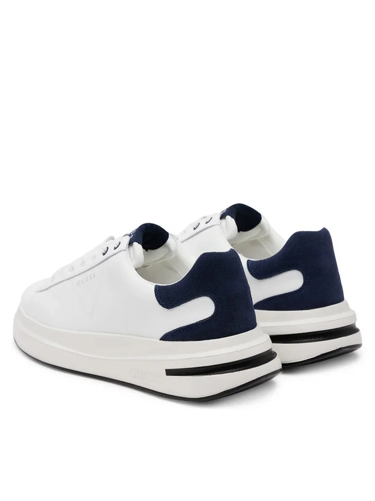 GUESS Sneaker Uomo ELBA FMTLBA LEL12 WHIBL WHITE BLUE - Image 3