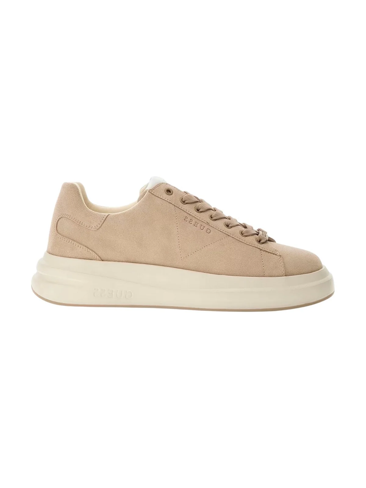 GUESS Sneaker Uomo ELBA FMTLBA SUE12 BEIGE Beige