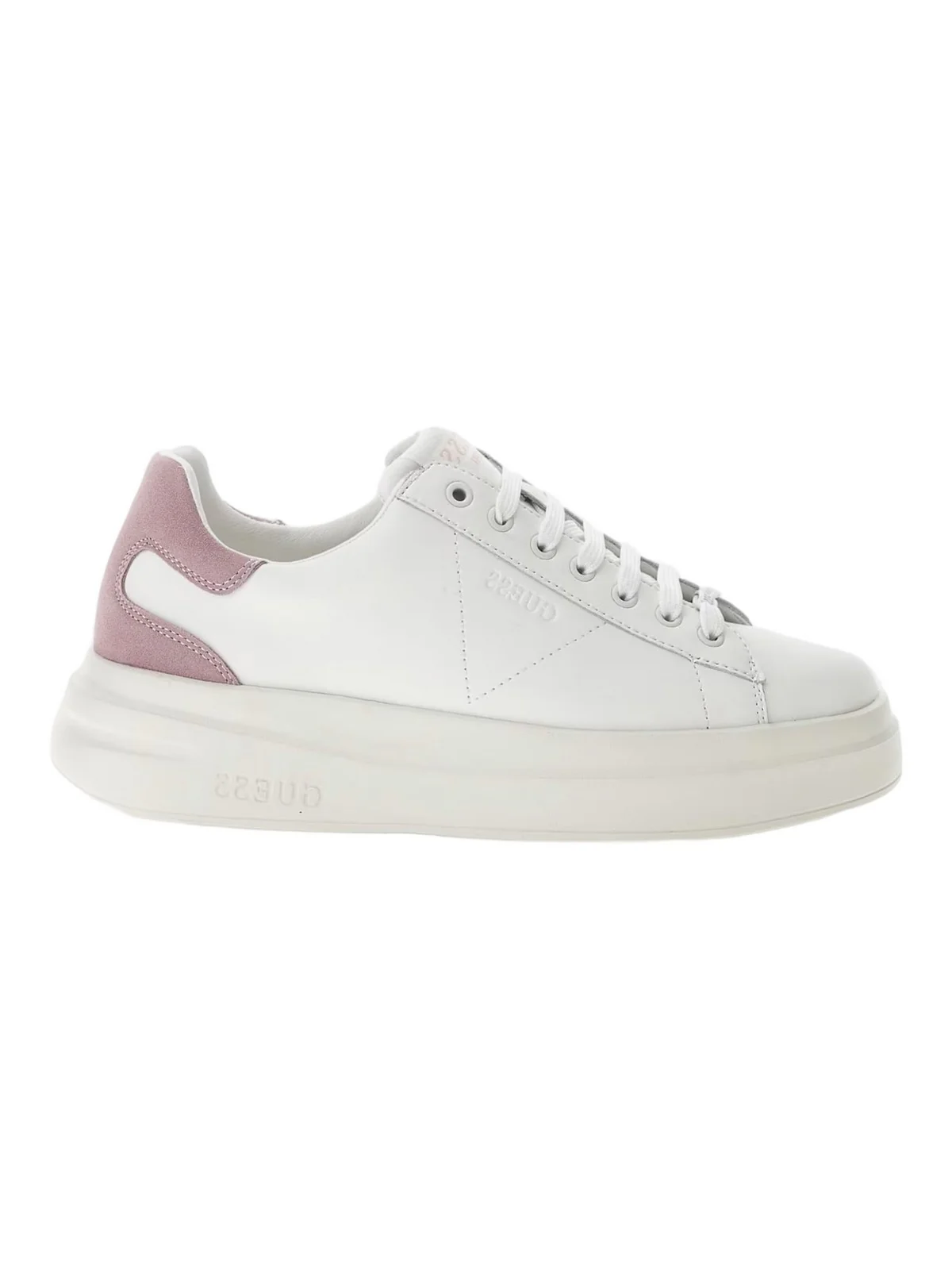 GUESS Sneaker Donna Elbina FLJELB LEA12 WHIPI Bianco - Image 6