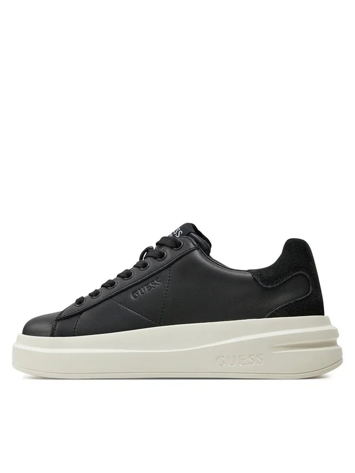 GUESS Sneaker Donna Elbina FLPVIB SUE12 BLACK BLACK - Image 10