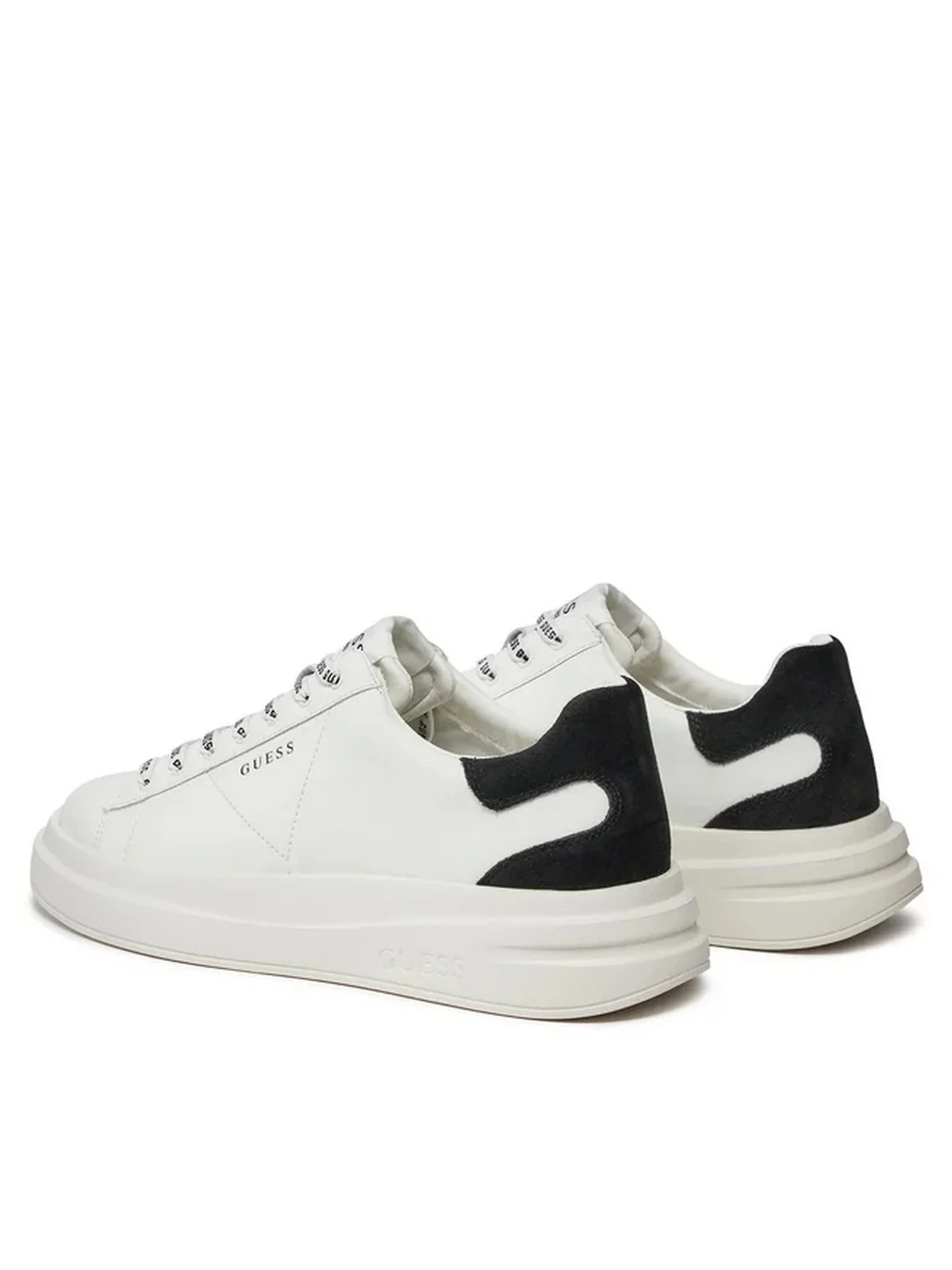GUESS Sneaker Donna Elbina FLPVIB SUE12 WHIBK Bianco - Image 3